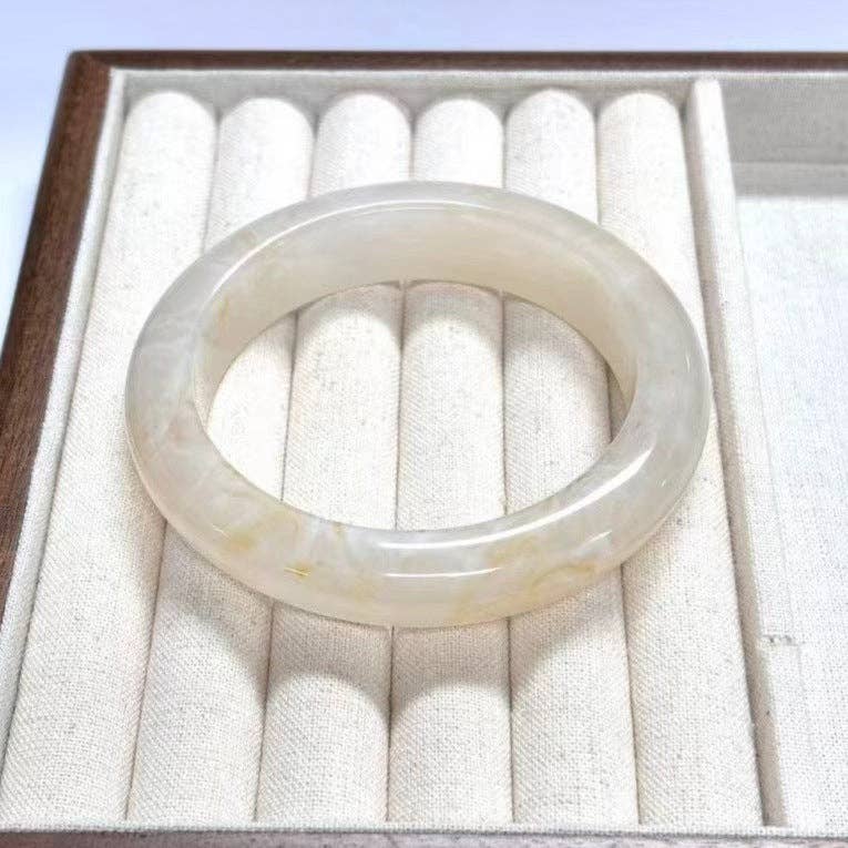 Trendy Geometric Resin Stackable Bangle Bracelet