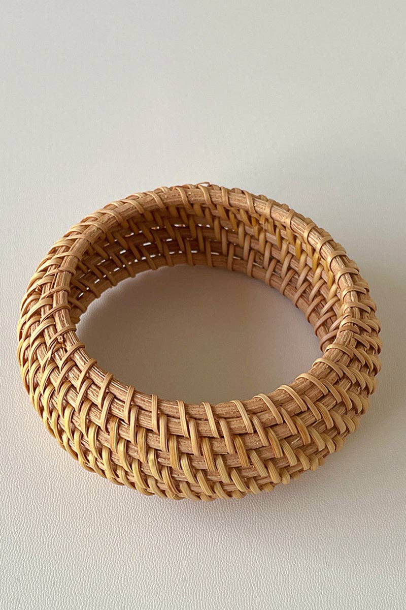 Woven Texture Bangle Bracelet