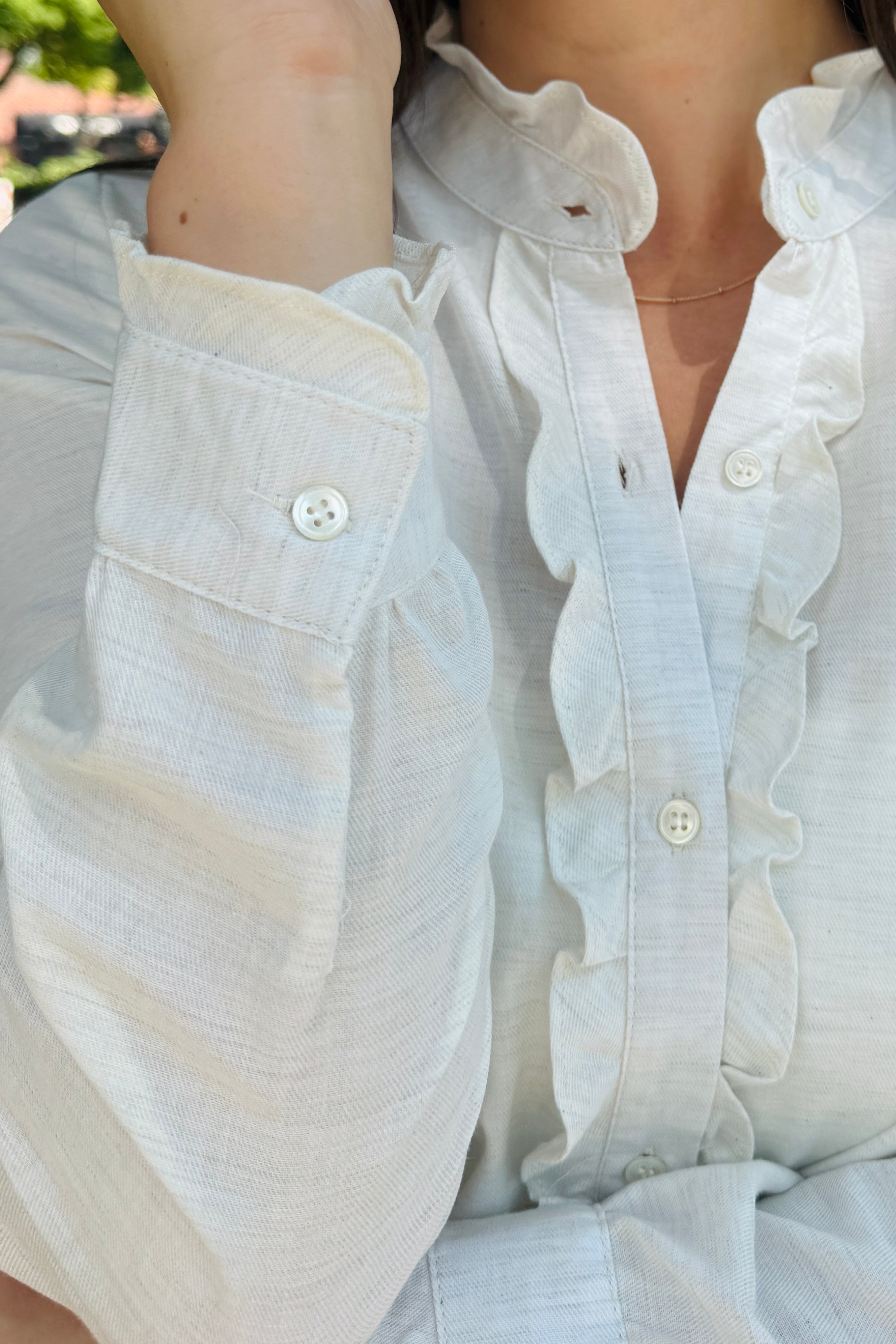 Channing Ruffle Shirt