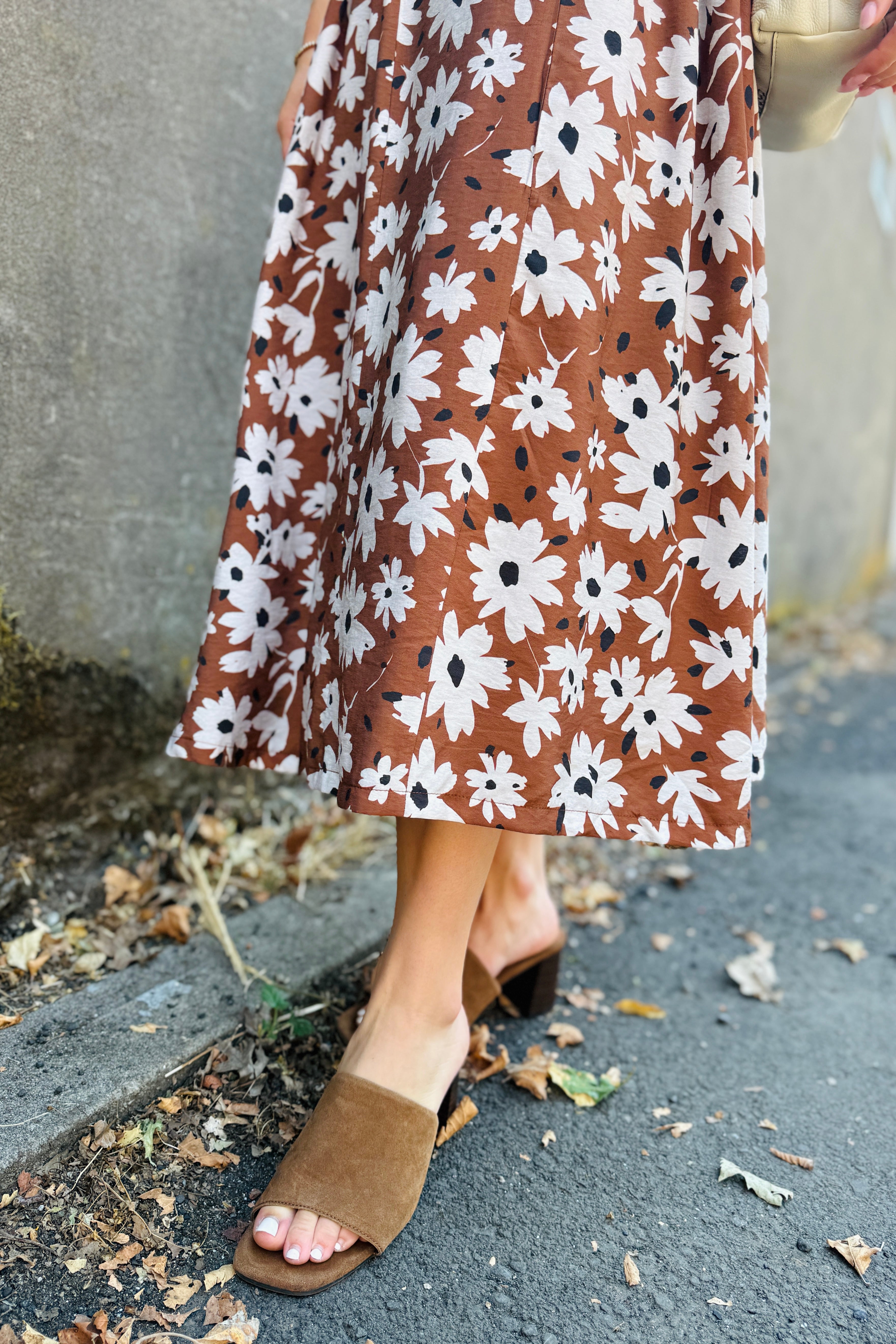 Sleeveless Flower Puffy Dress
