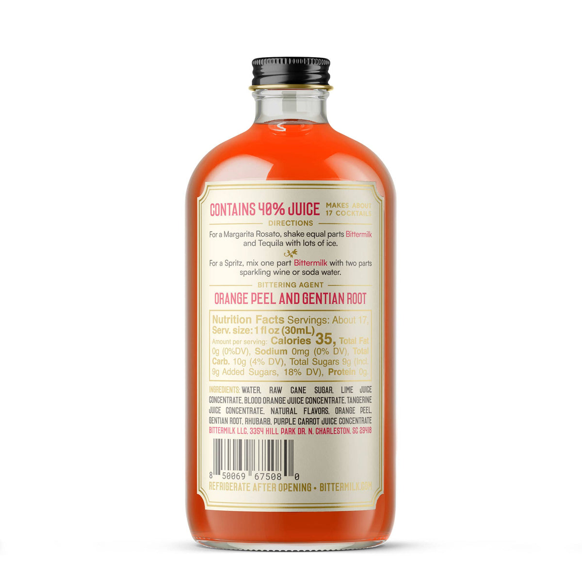 Margarita Rosato with Italian Blood Orange | Bittermilk Bottling Co. - view 3