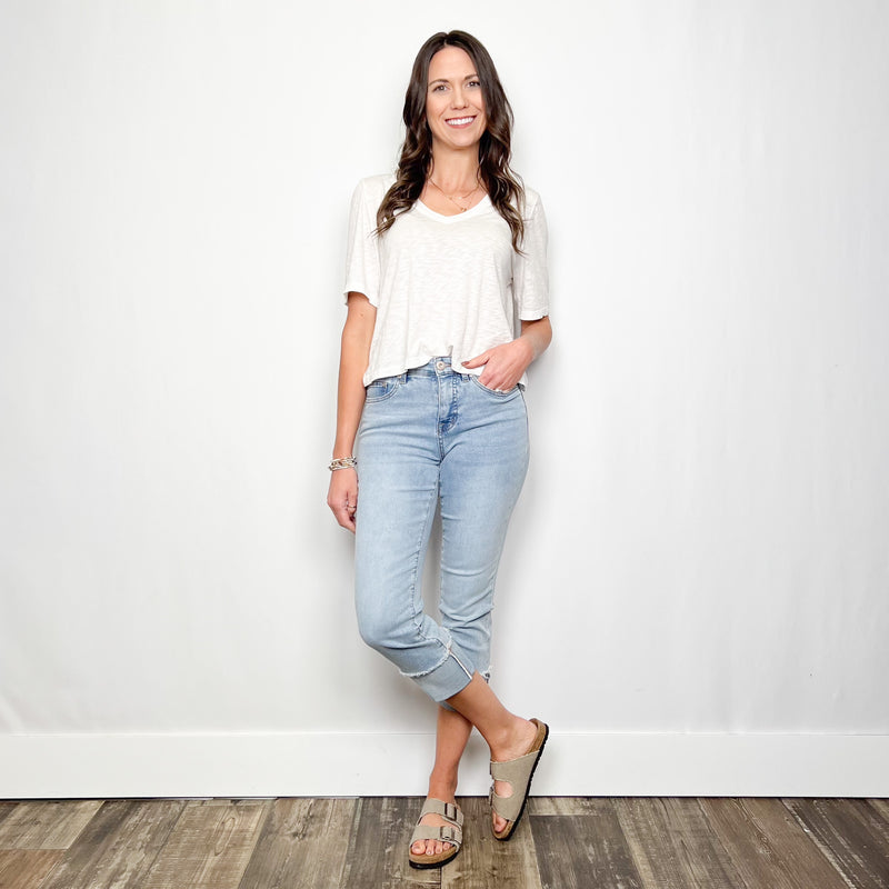 Audrey Straight Capri