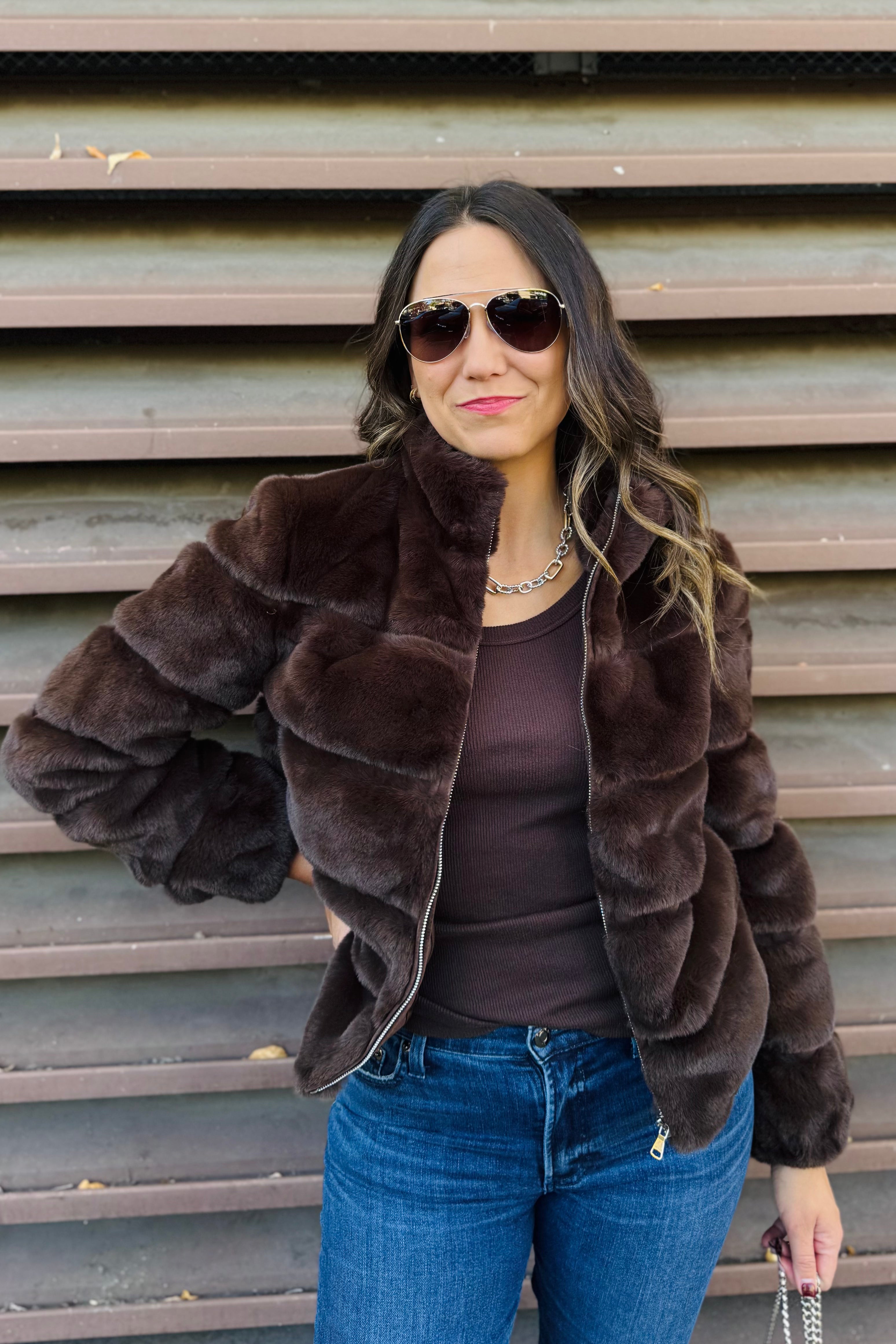 Alex Faux Fur Jacket