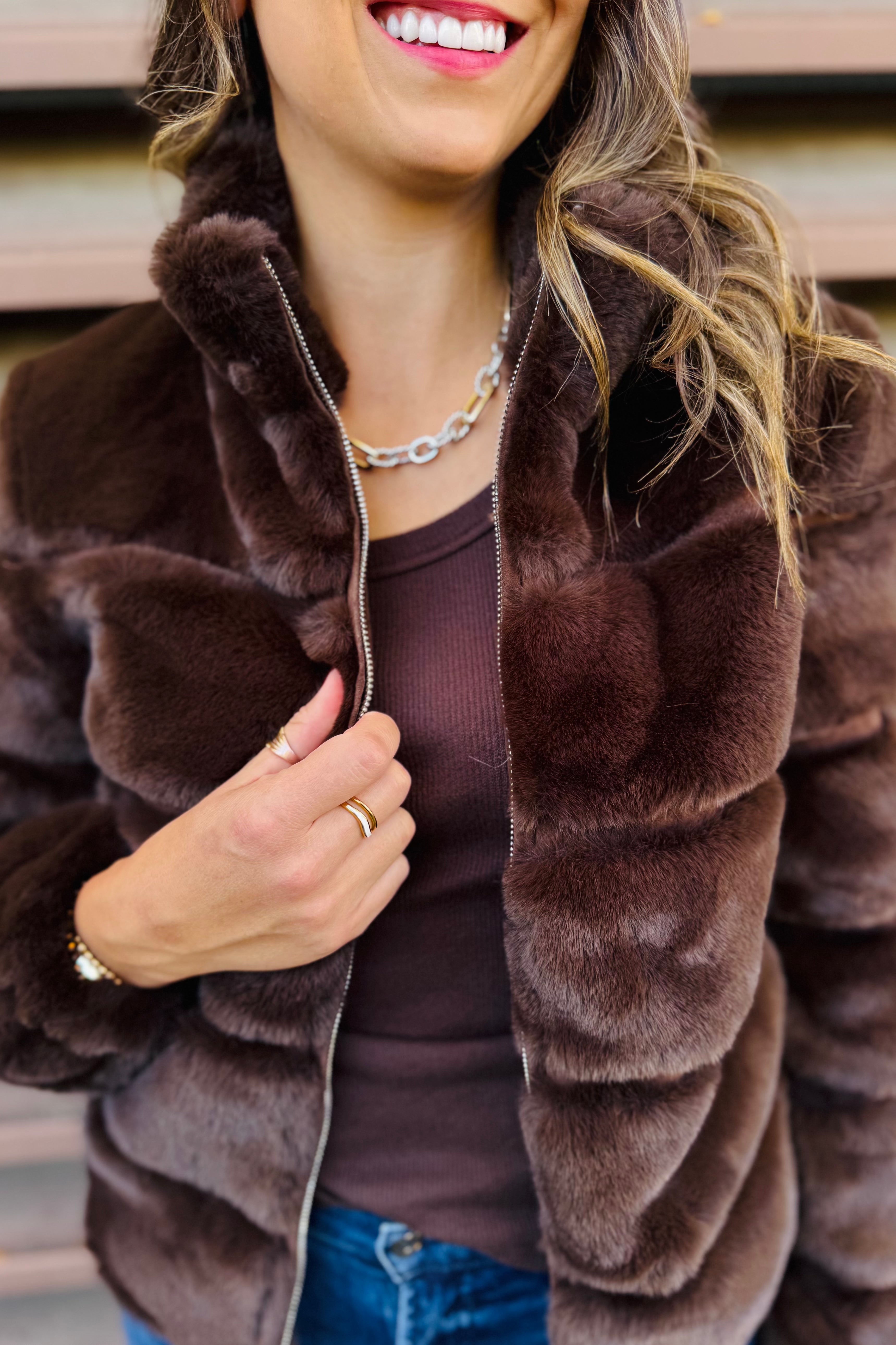 Alex Faux Fur Jacket