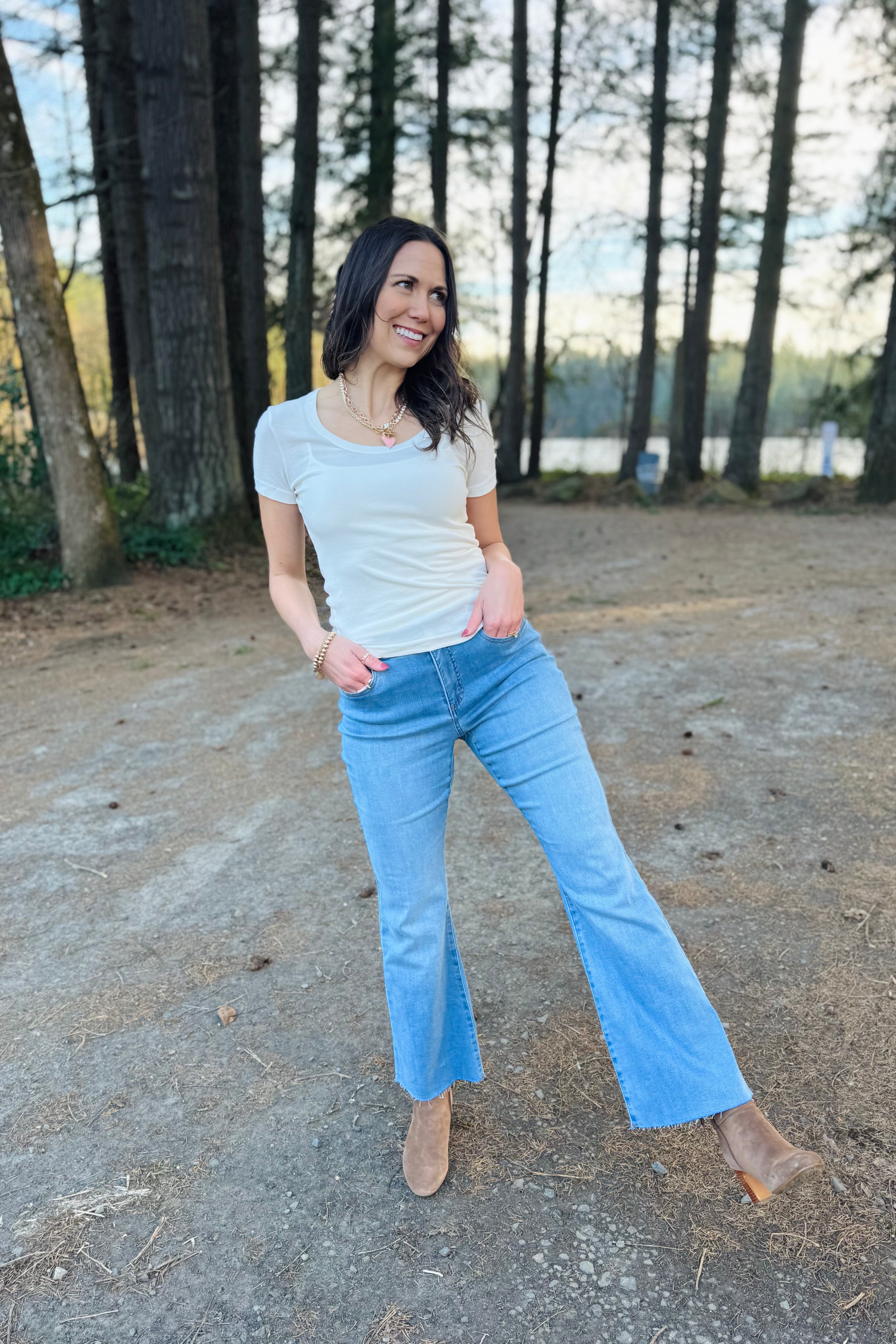 Audrey Hugging flare Jeans