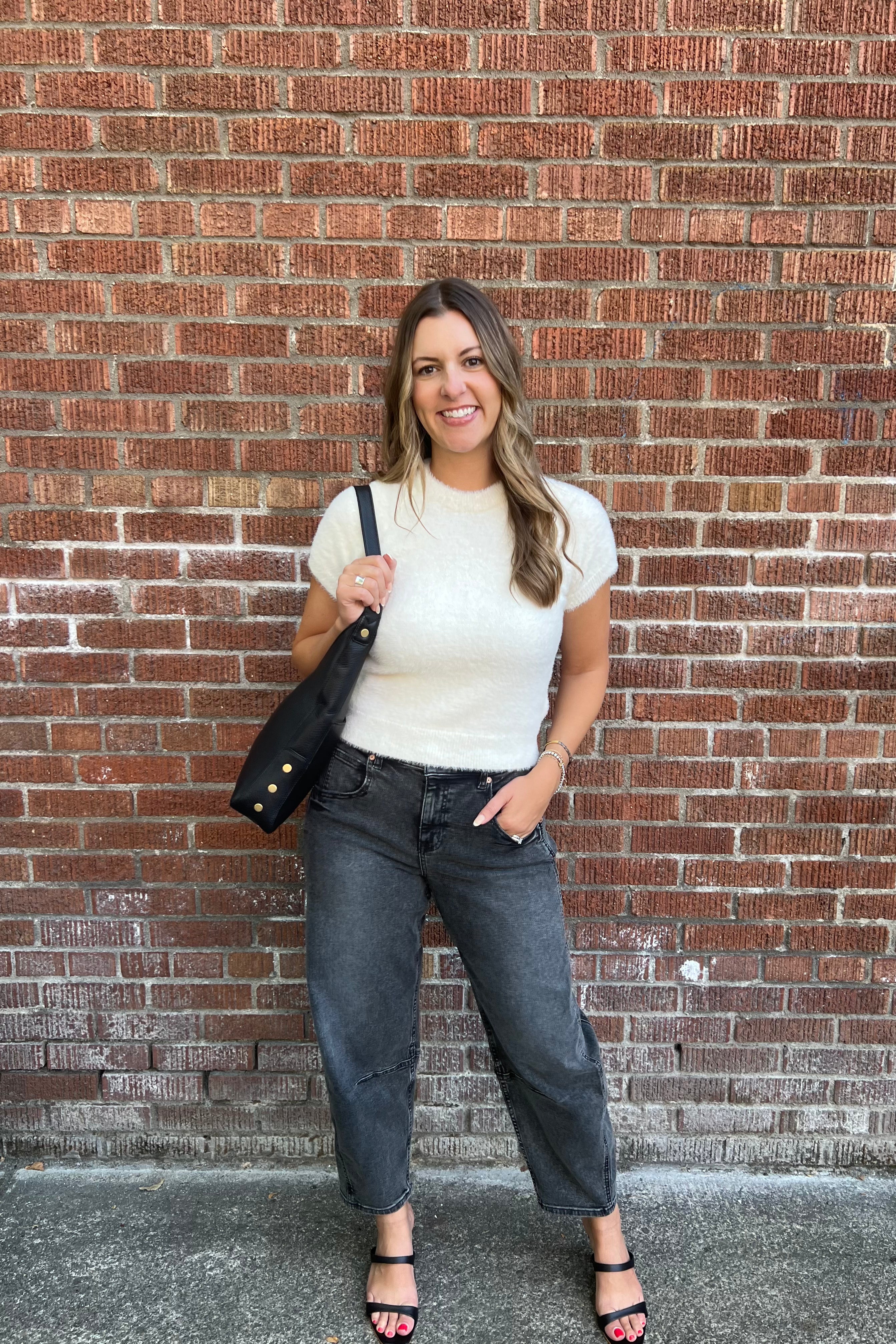 Audrey Girlfriend Barrel Denim