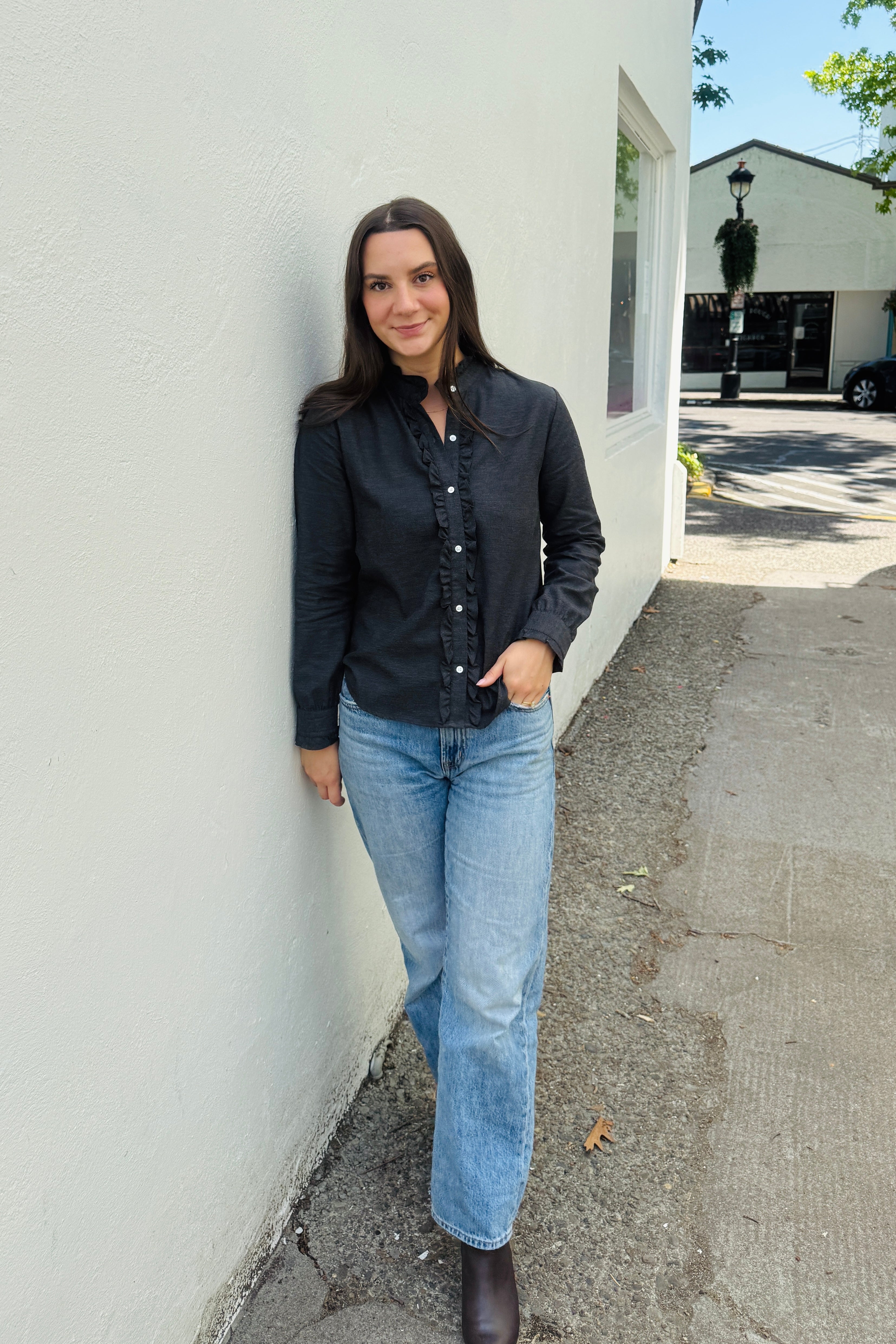 Channing Ruffle Shirt