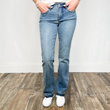 Barbara Bootcut Jeans With Released Hems And Pressed Creases