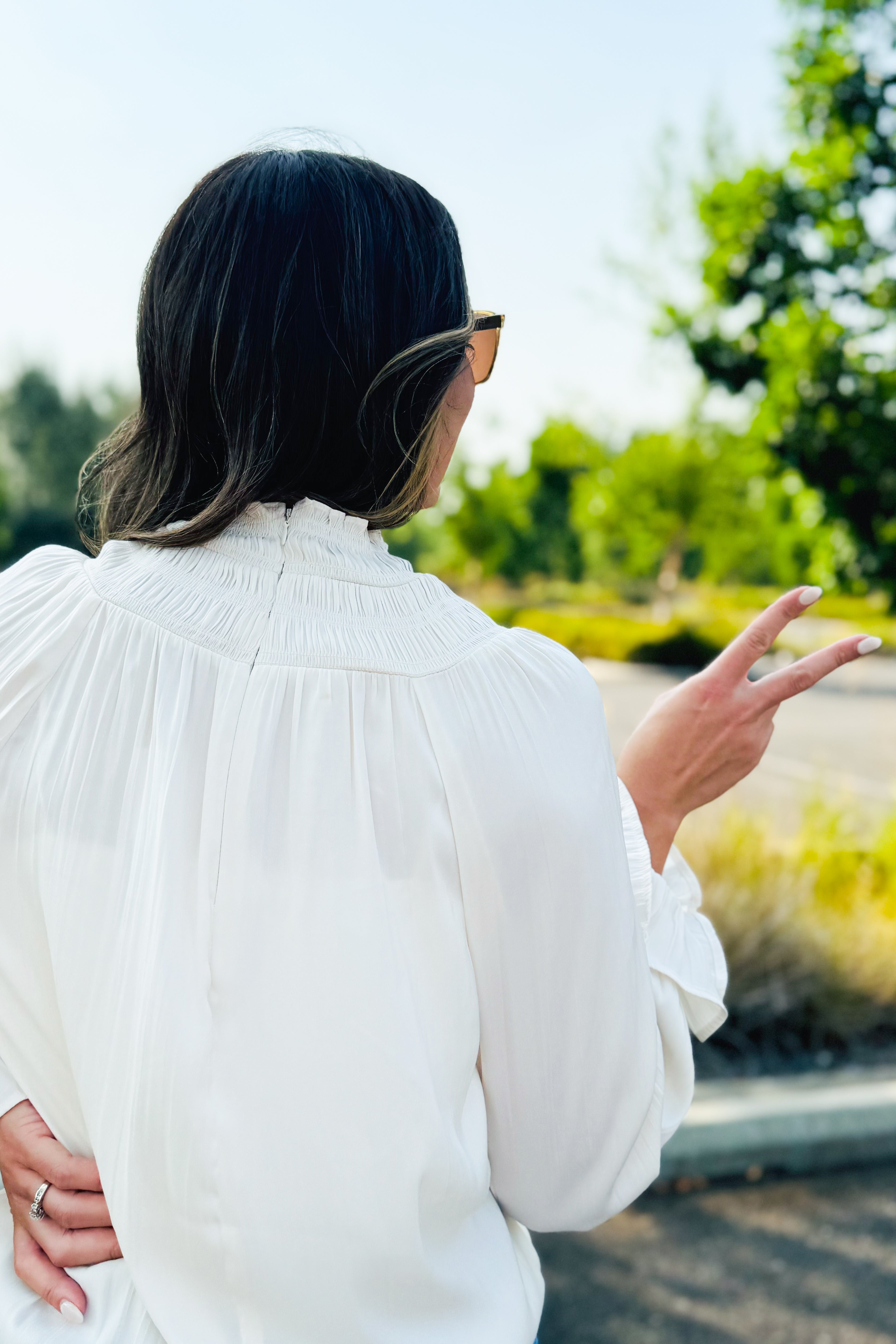 Better Still Smocked Blouse