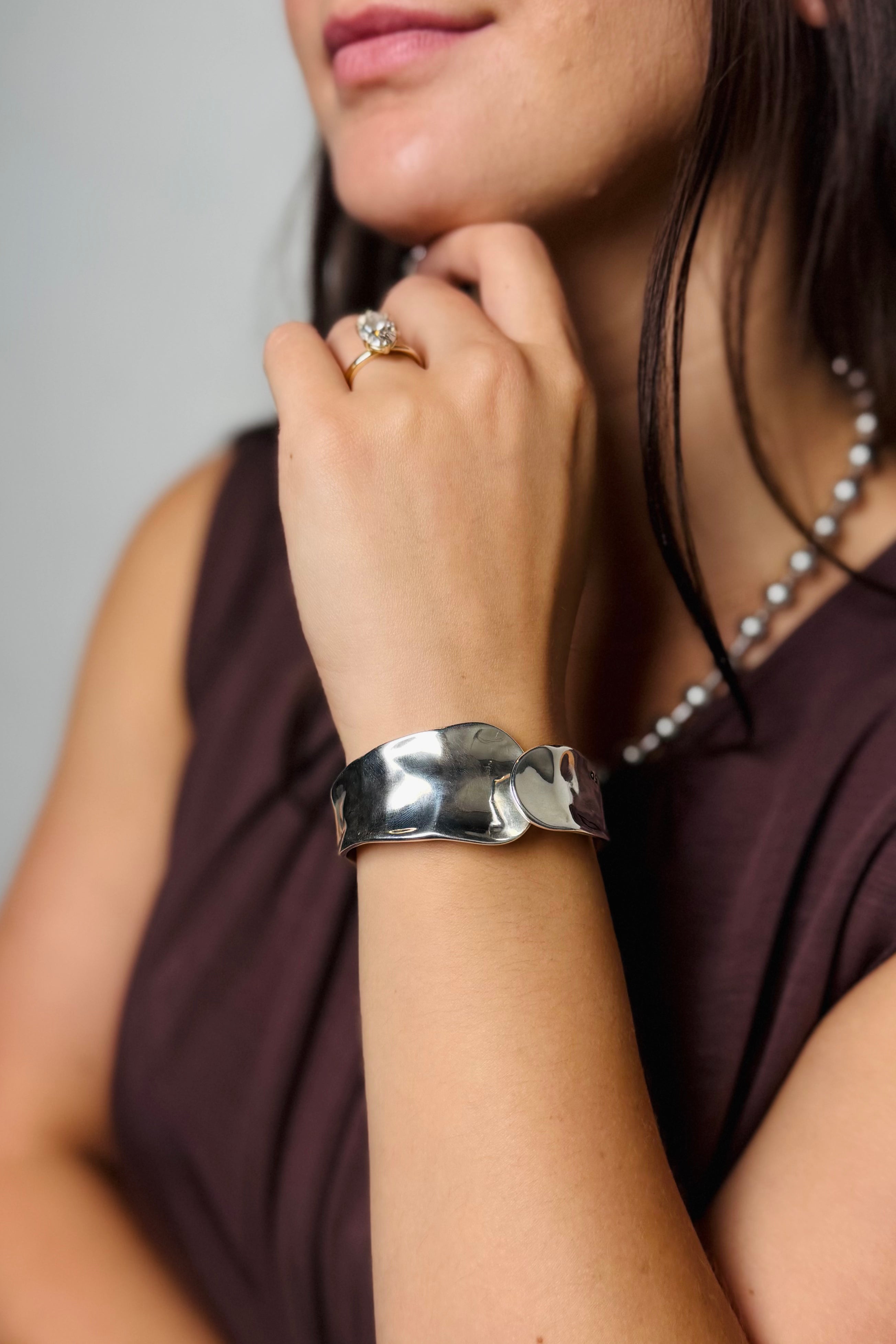 Bangle Bracelet - Waves