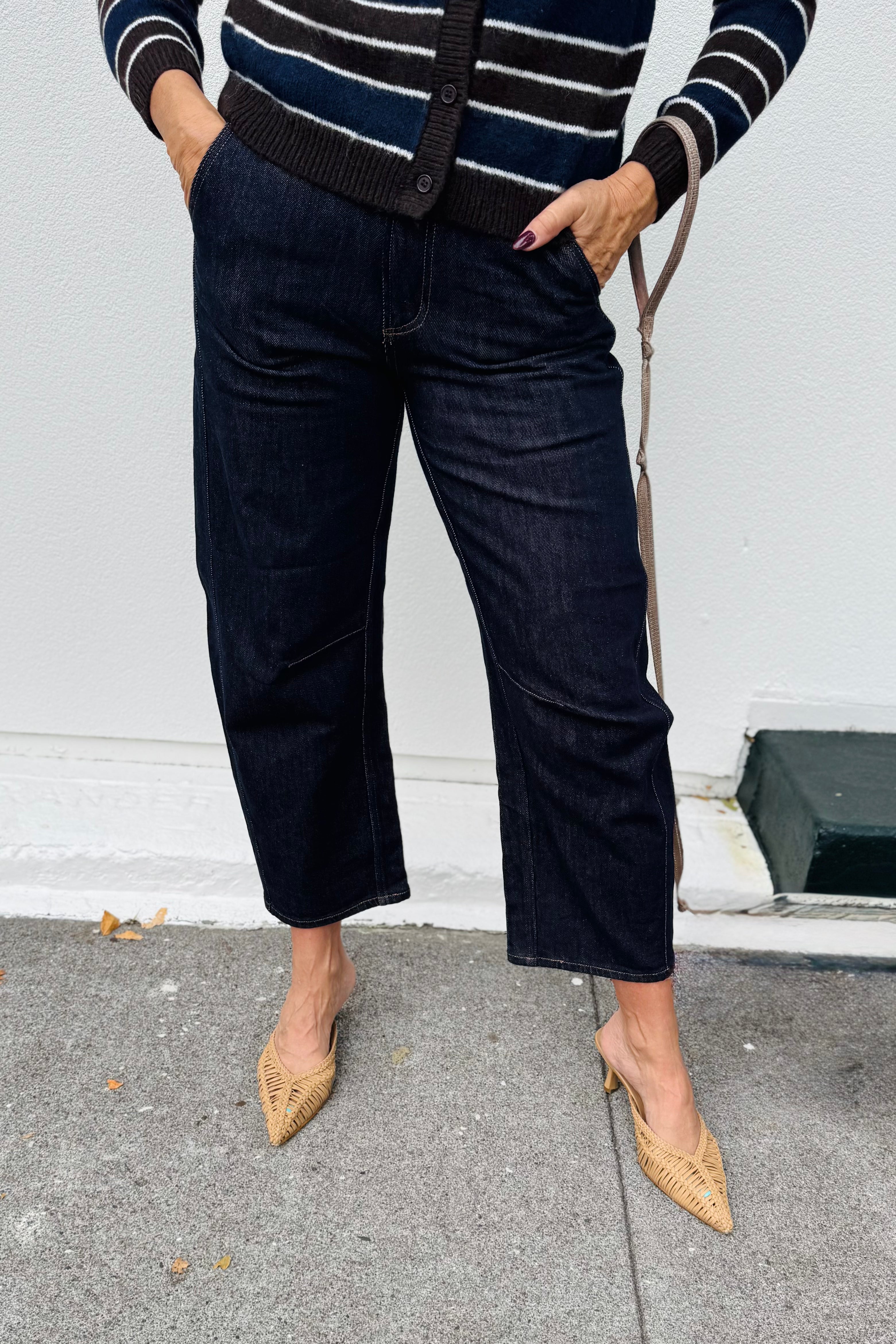 Beau Seamed Crescent Jean