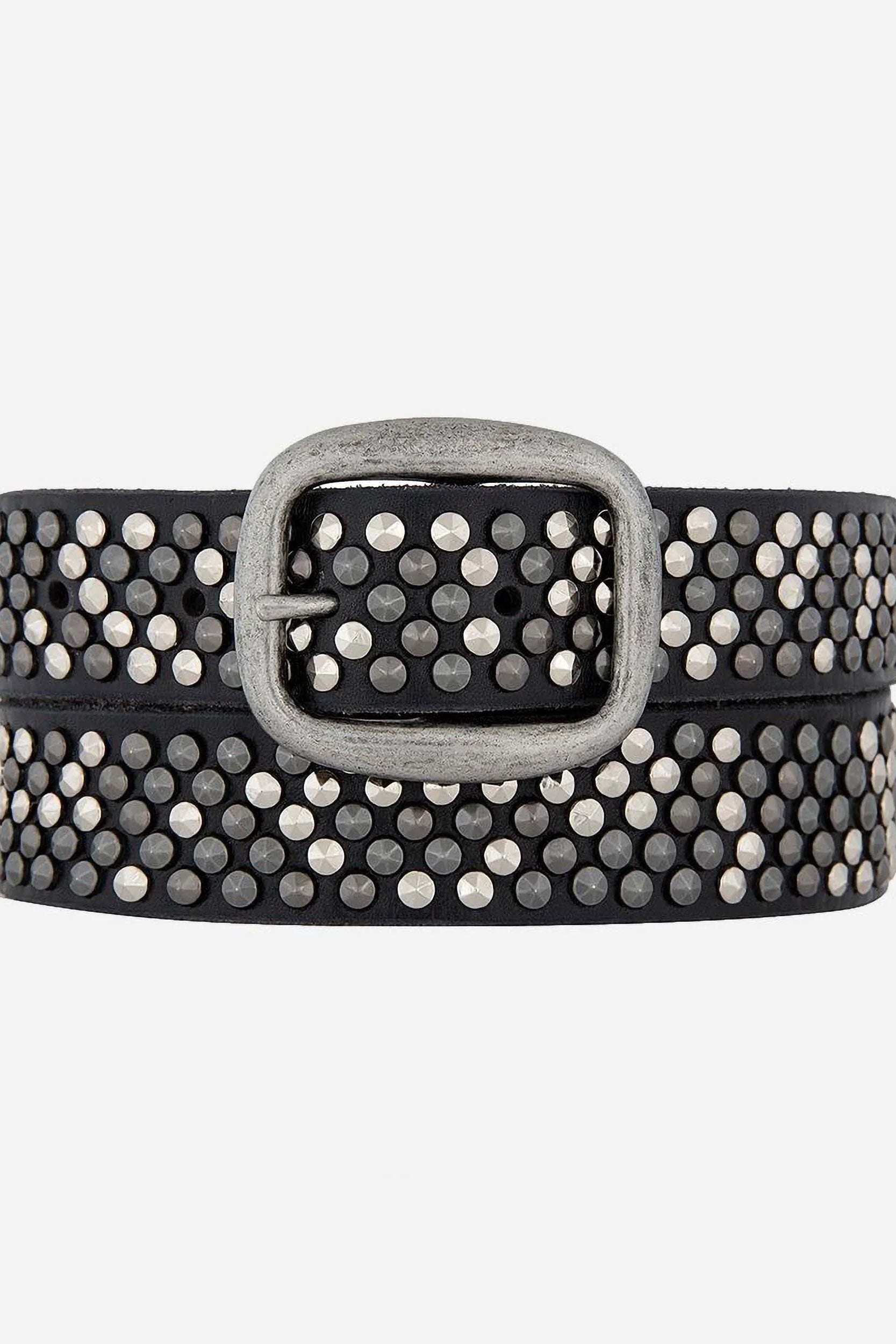 Britta Vintage Silver Studded Belt