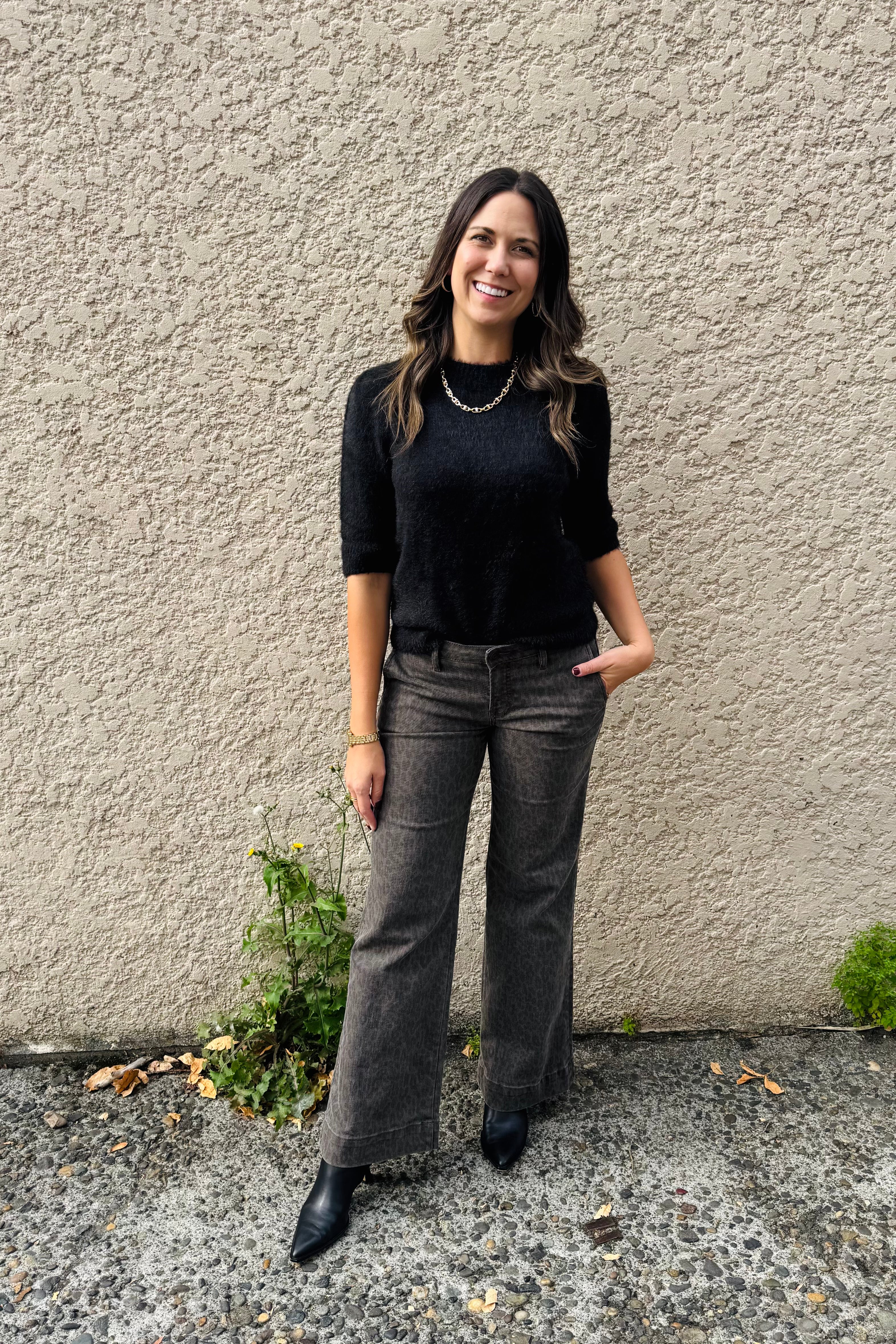 Brown Cheetah Trousers