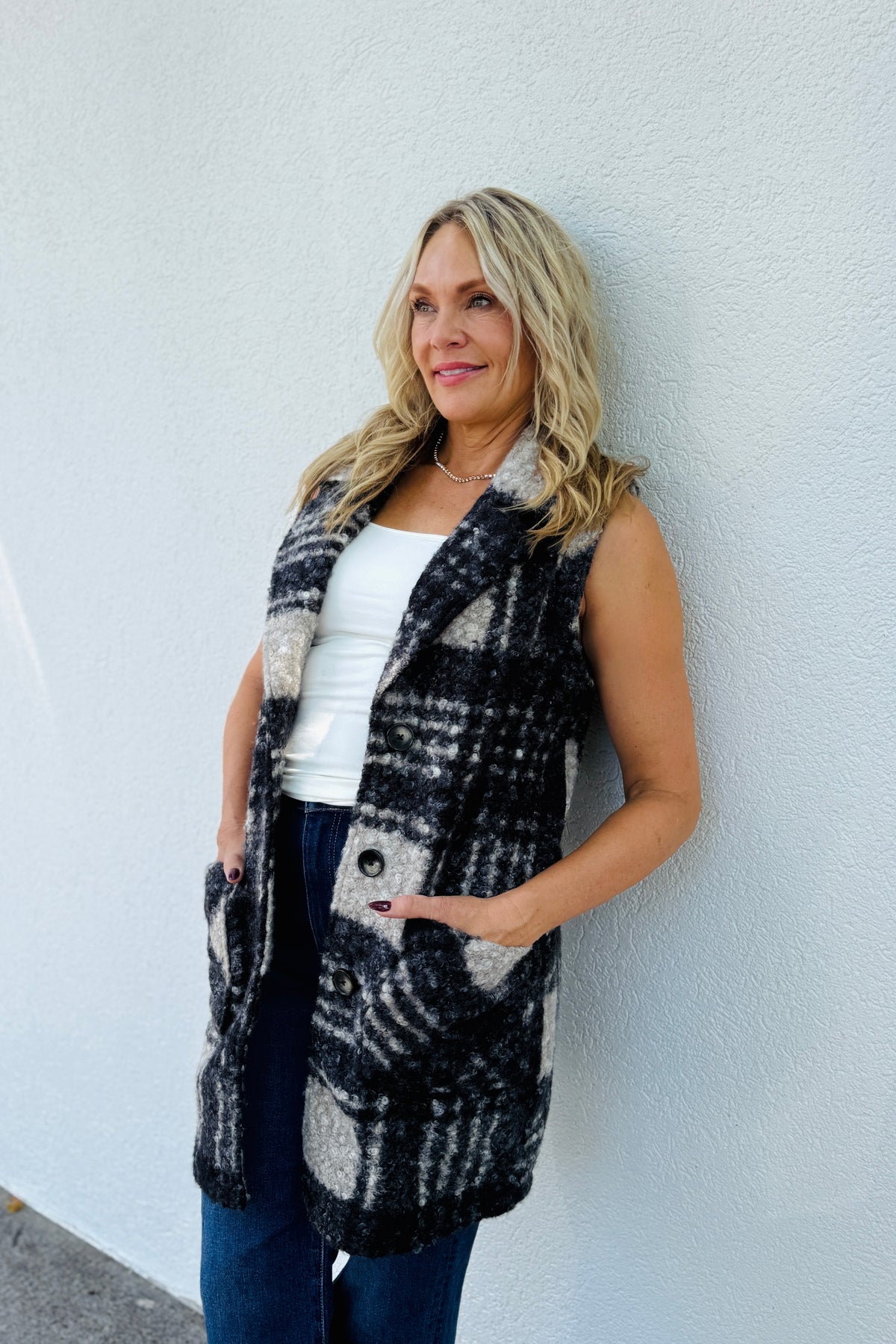 Button Front Vest