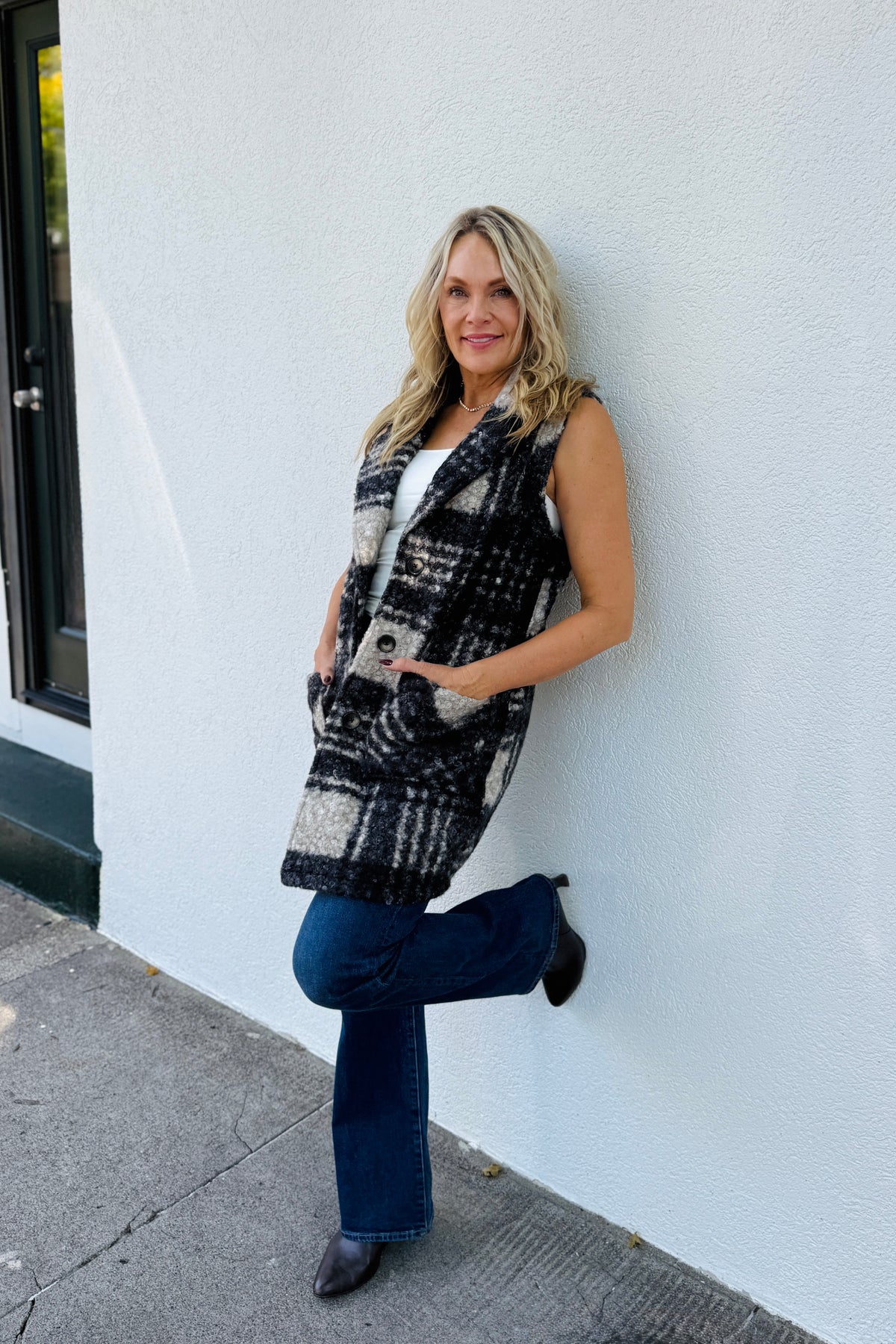 Button Front Vest