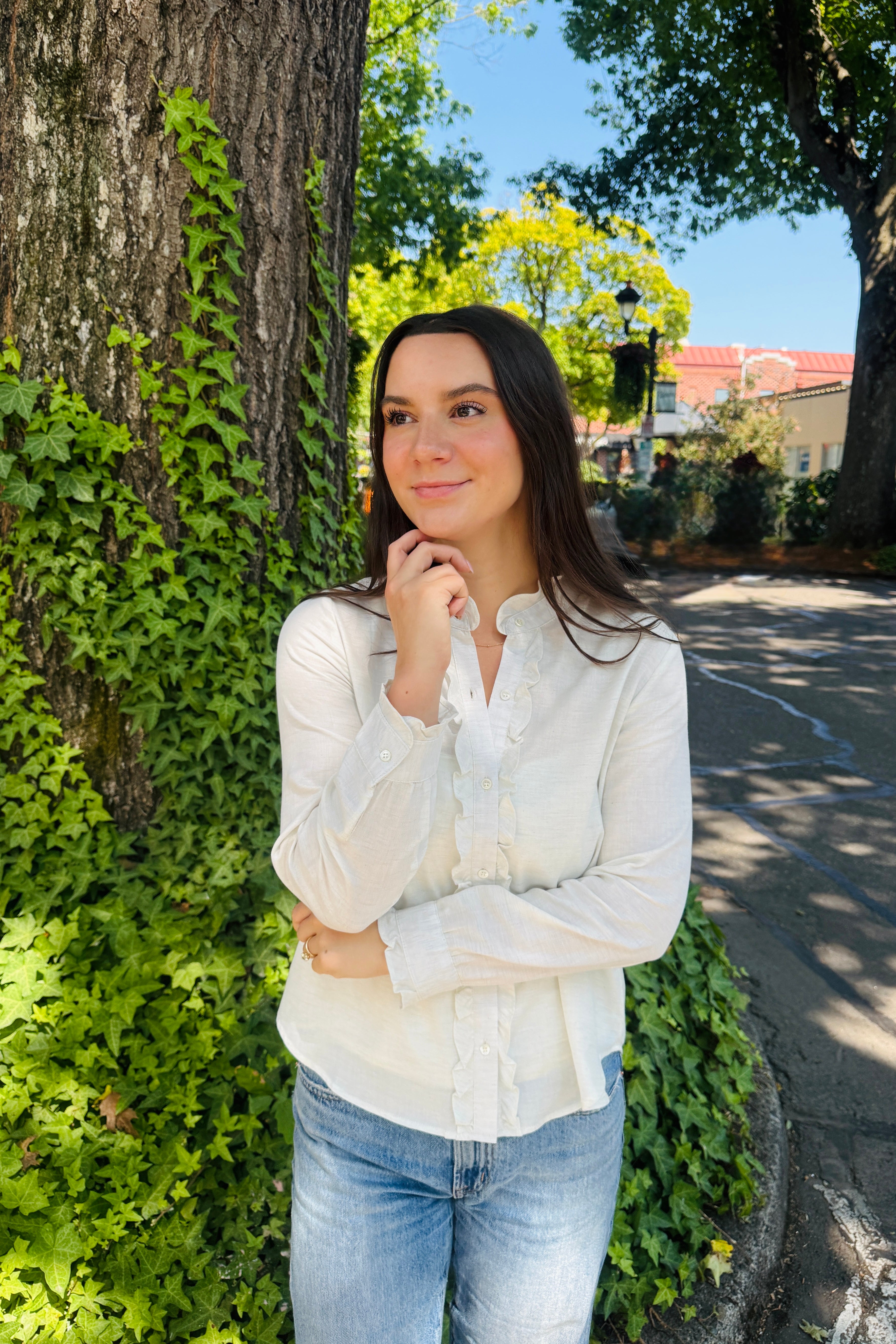 Channing Ruffle Shirt