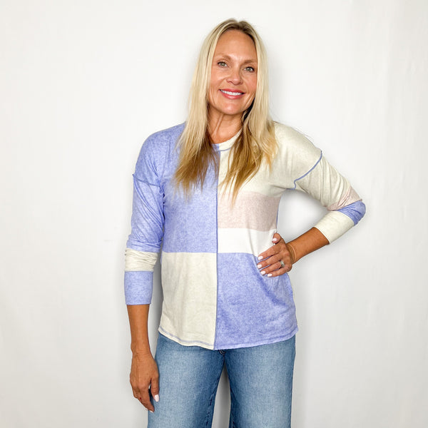 Color Block L/S Top