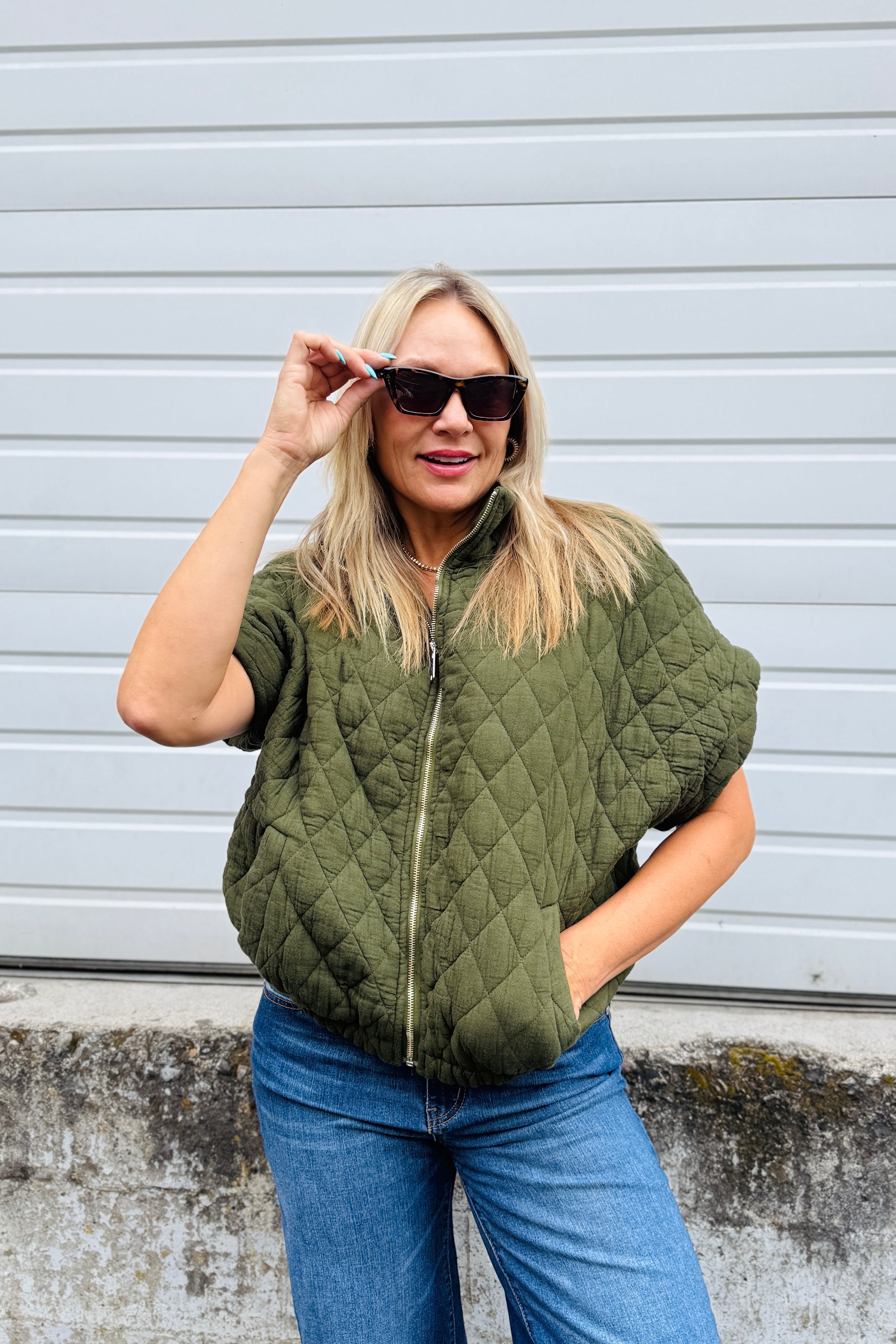 Charlston Quilted Bomber
