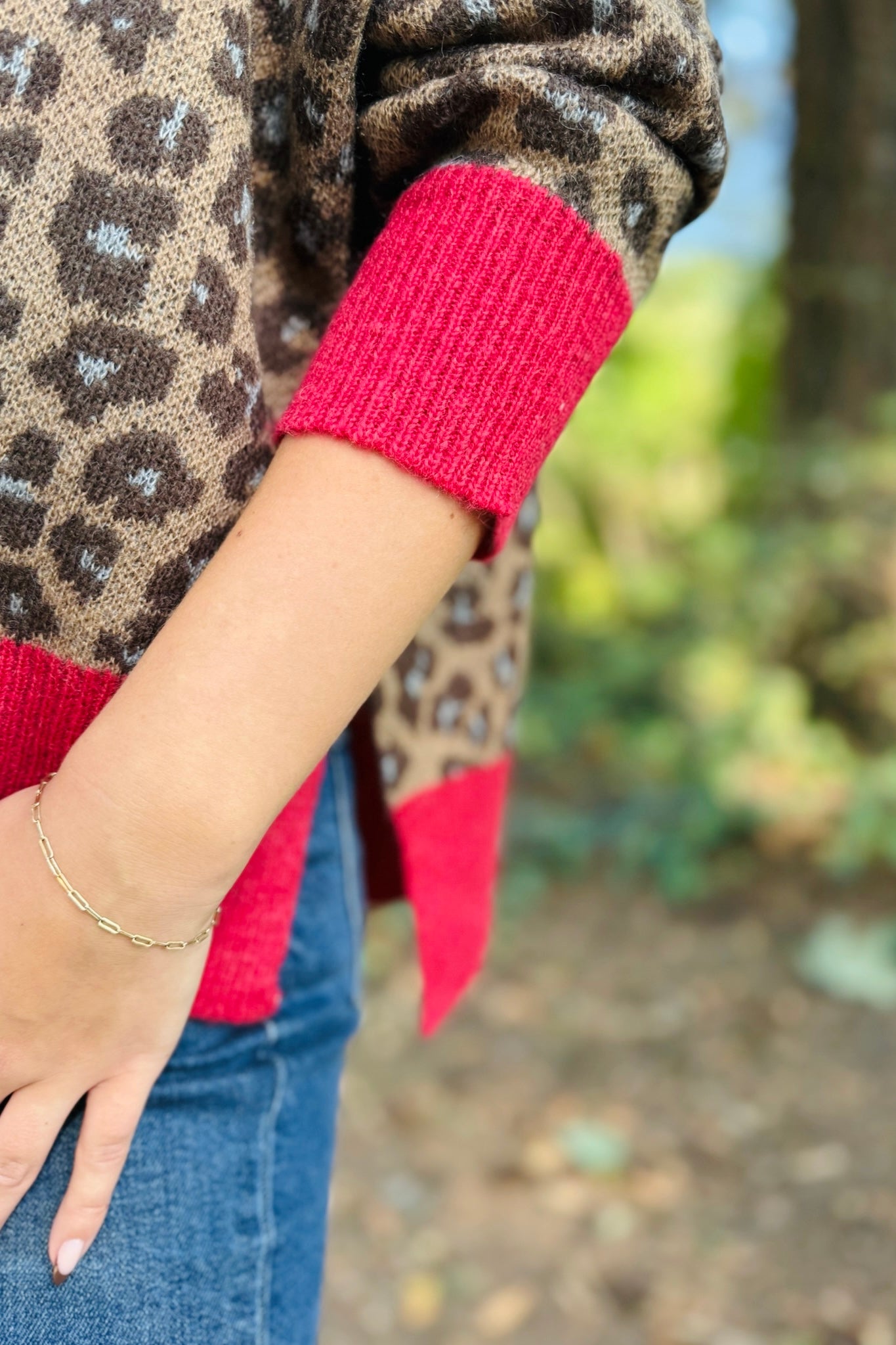 Cheetah Oversized Sweater