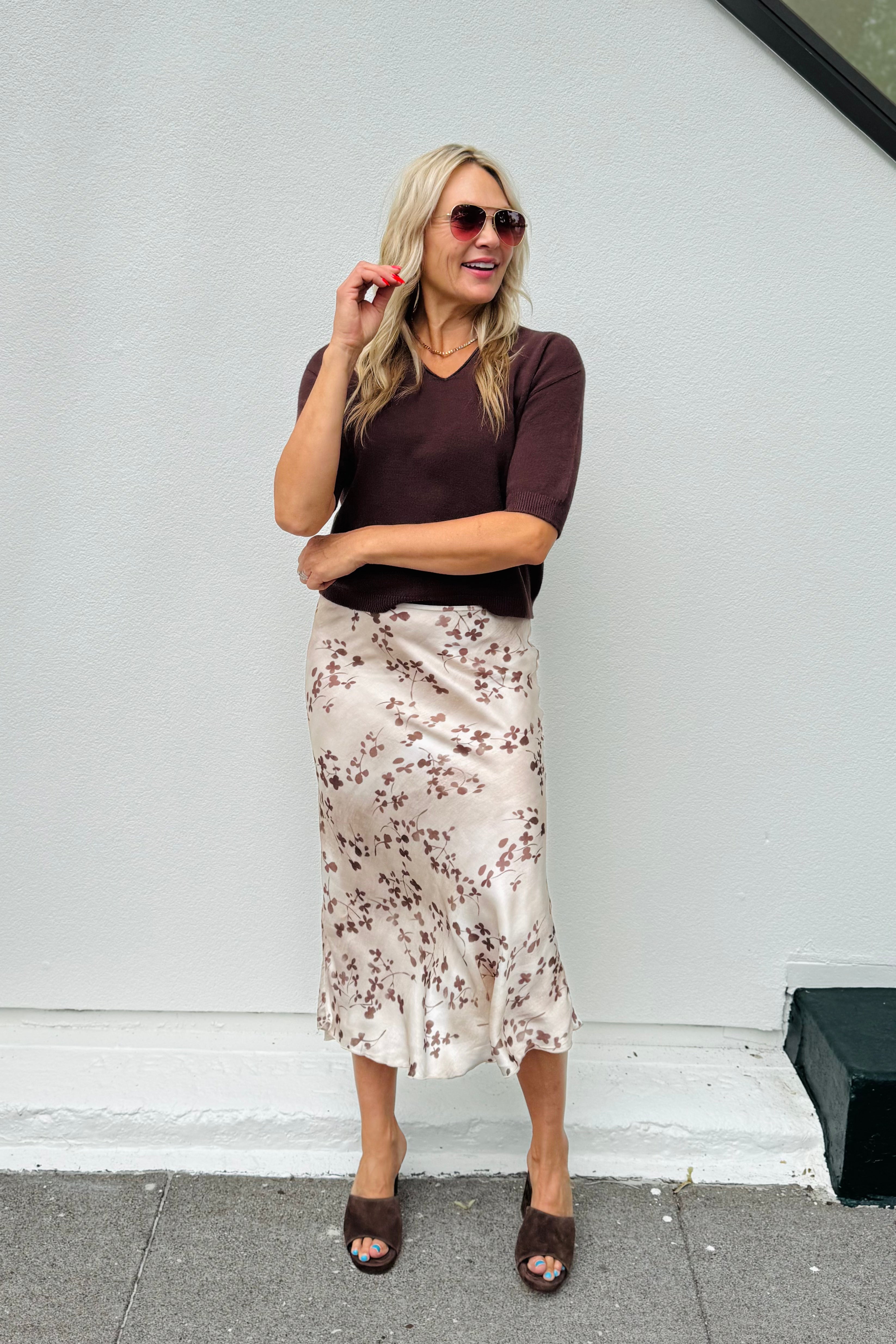 Clover Leaf Silky Skirt