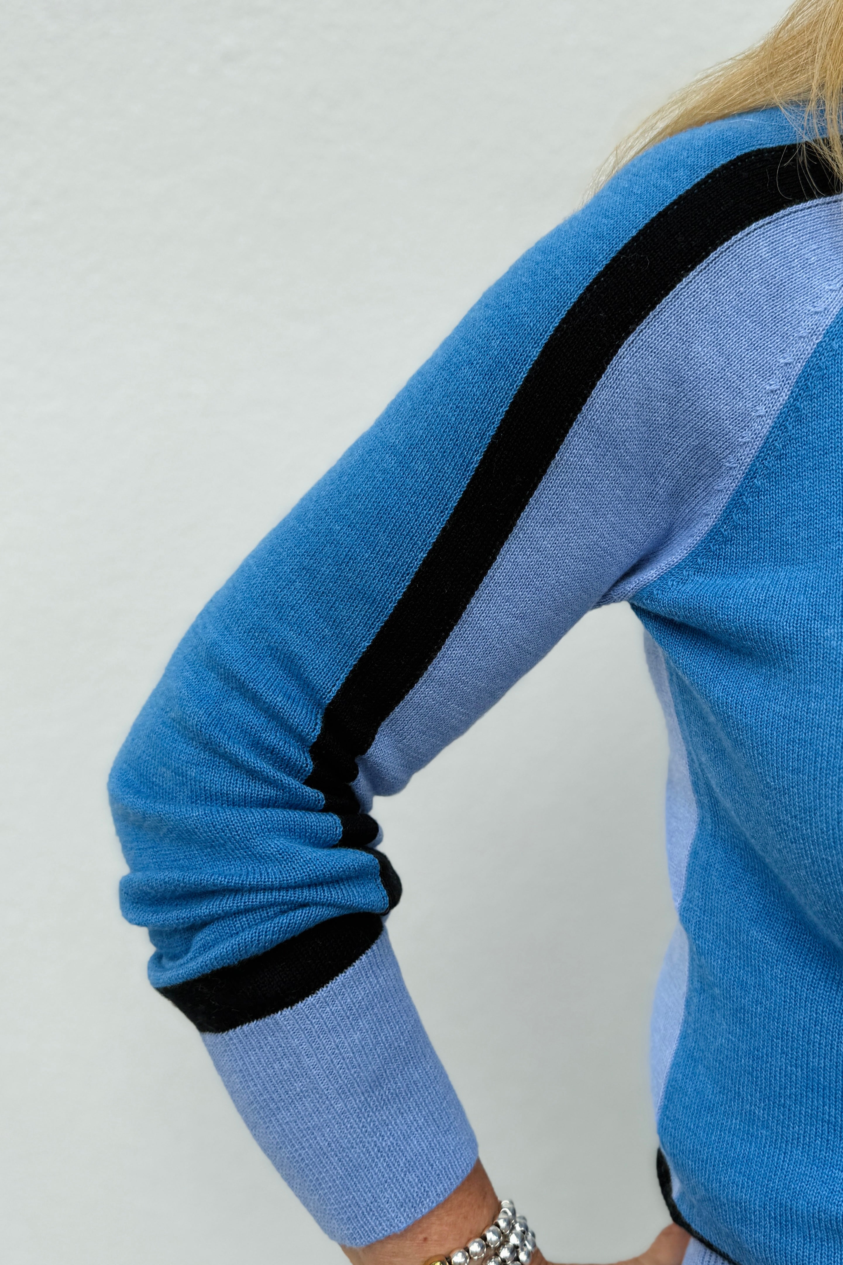 Color Block Crew Sweater