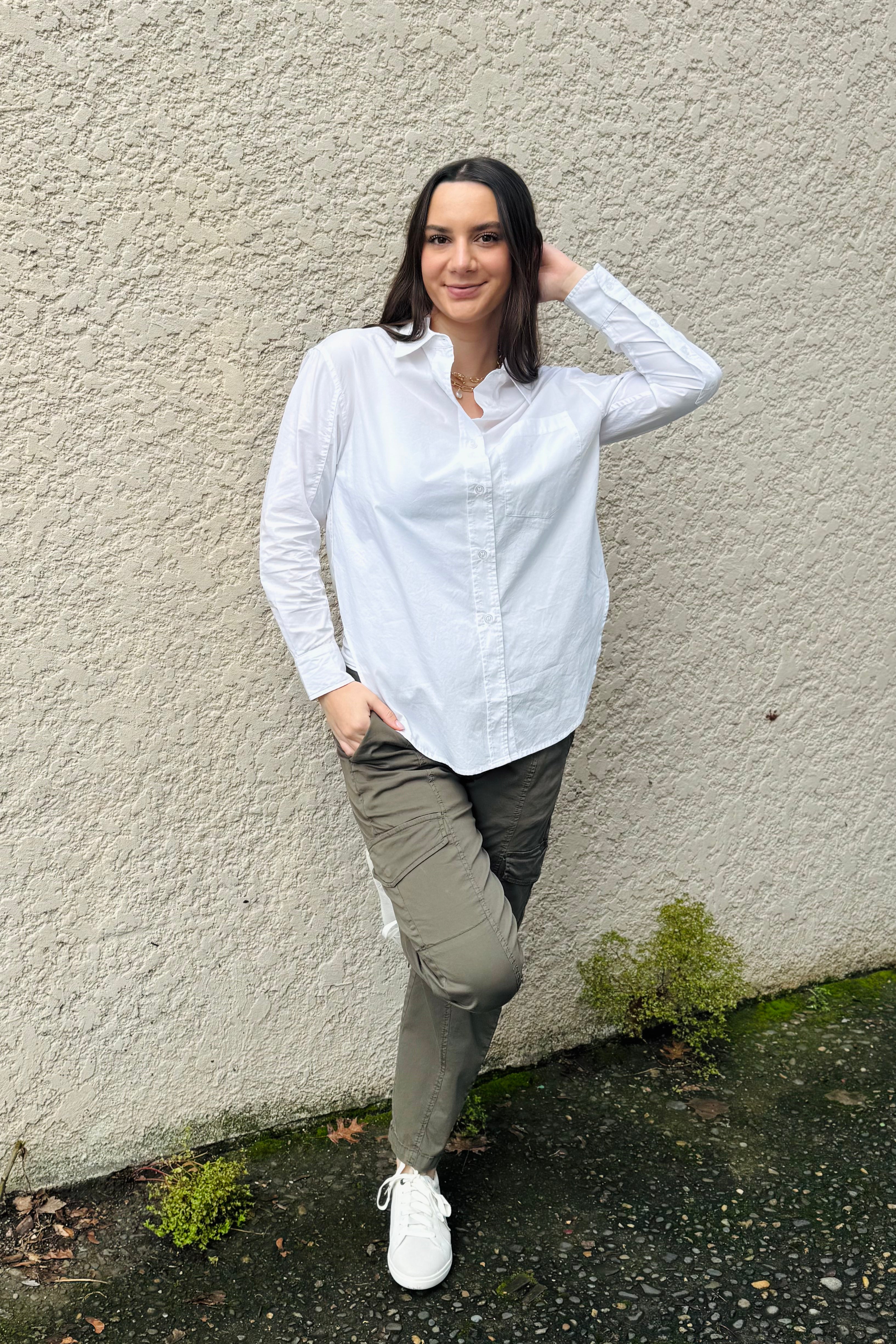 Cotton Poplin Blouse
