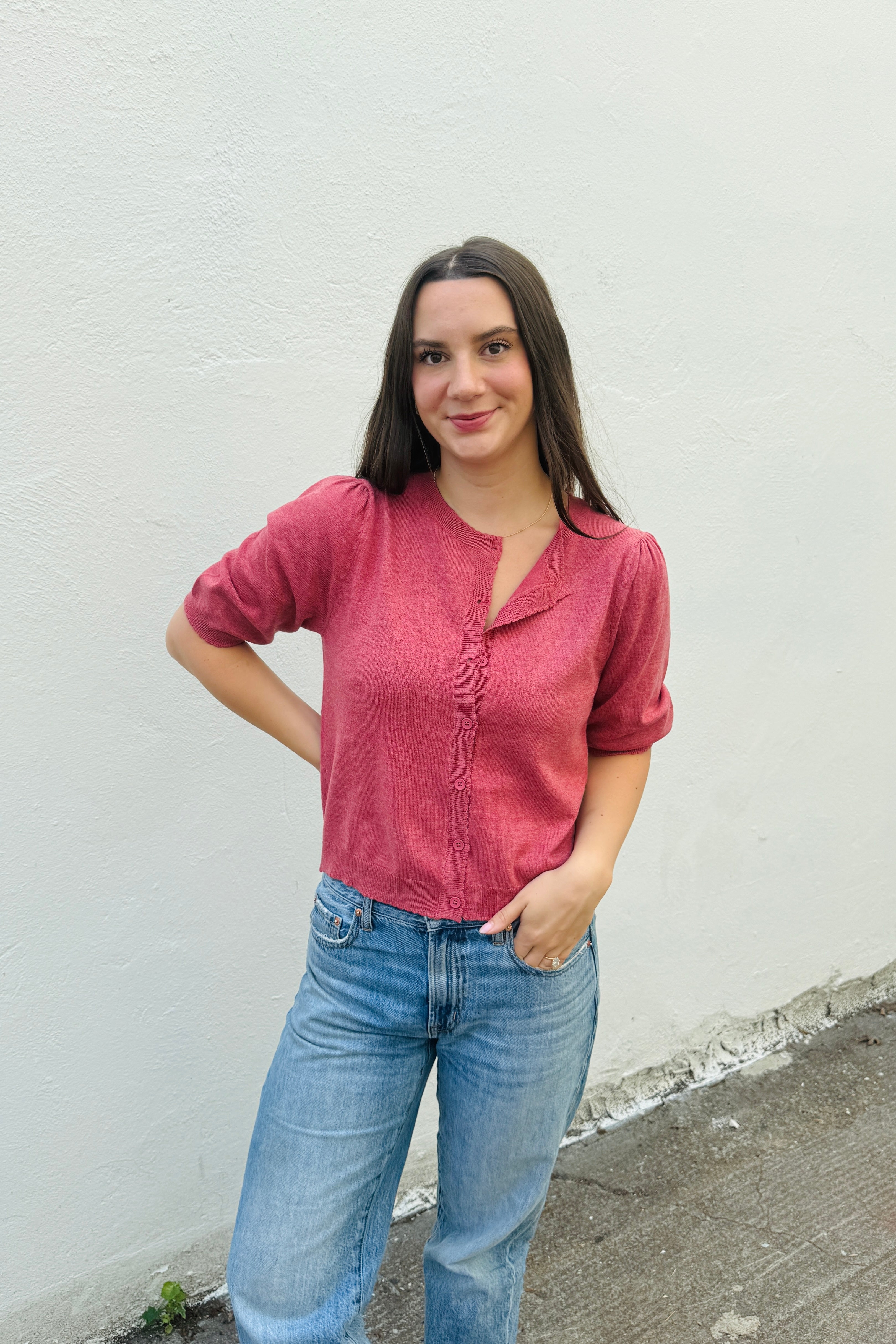 Blair Crewneck Cardigan