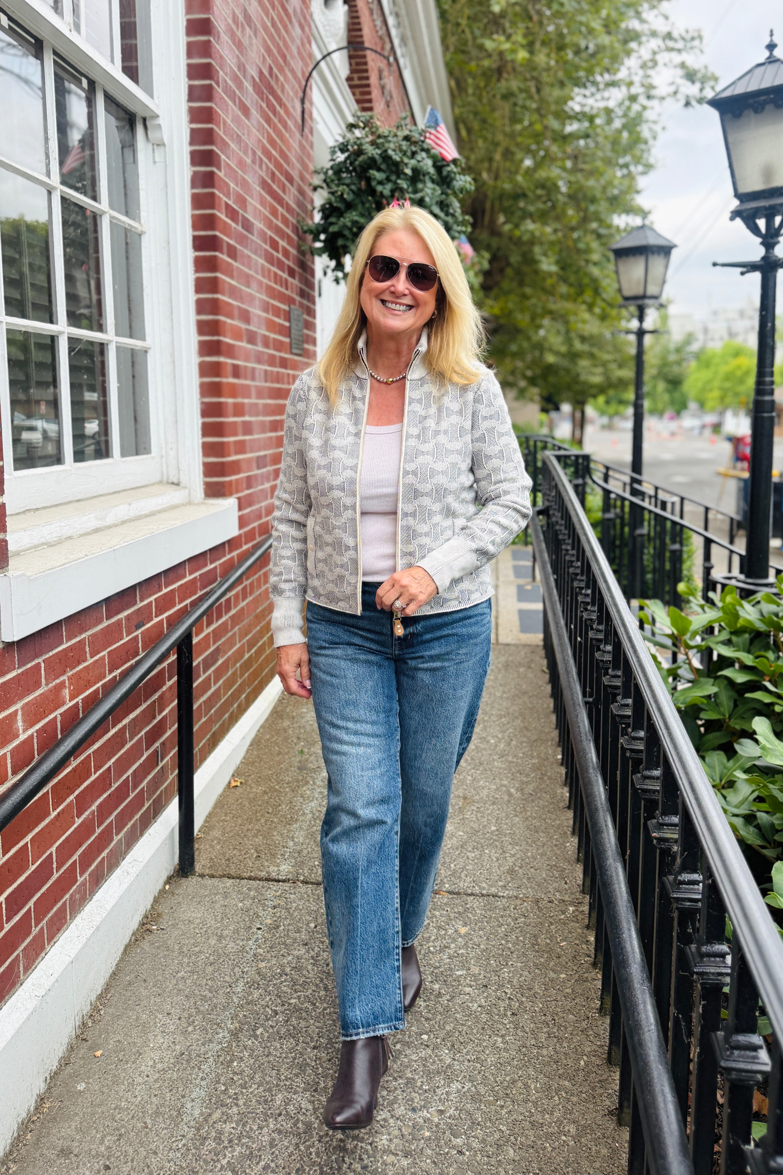 Dapper Swirl Knit Jacket