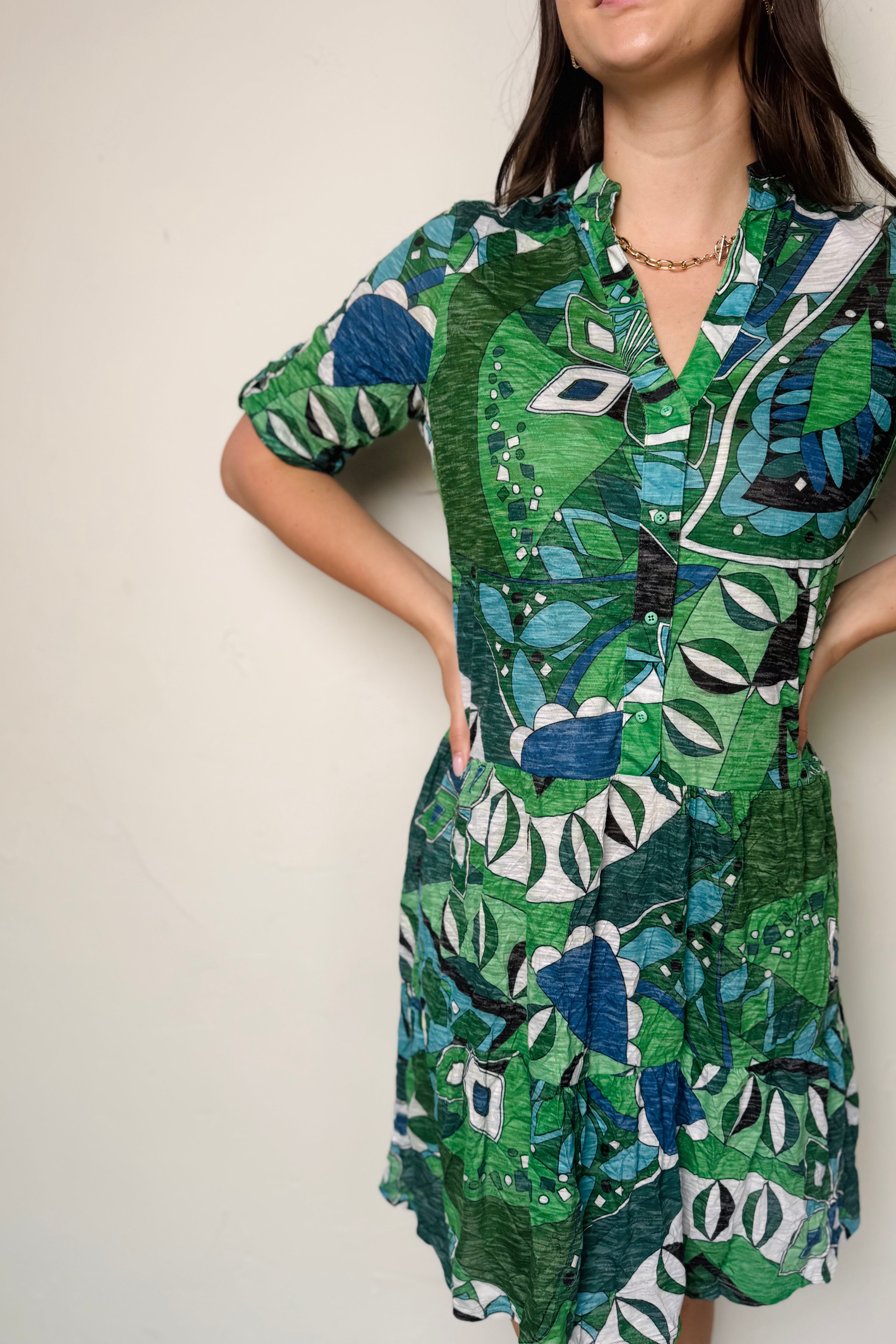 Carly Dress - Jade