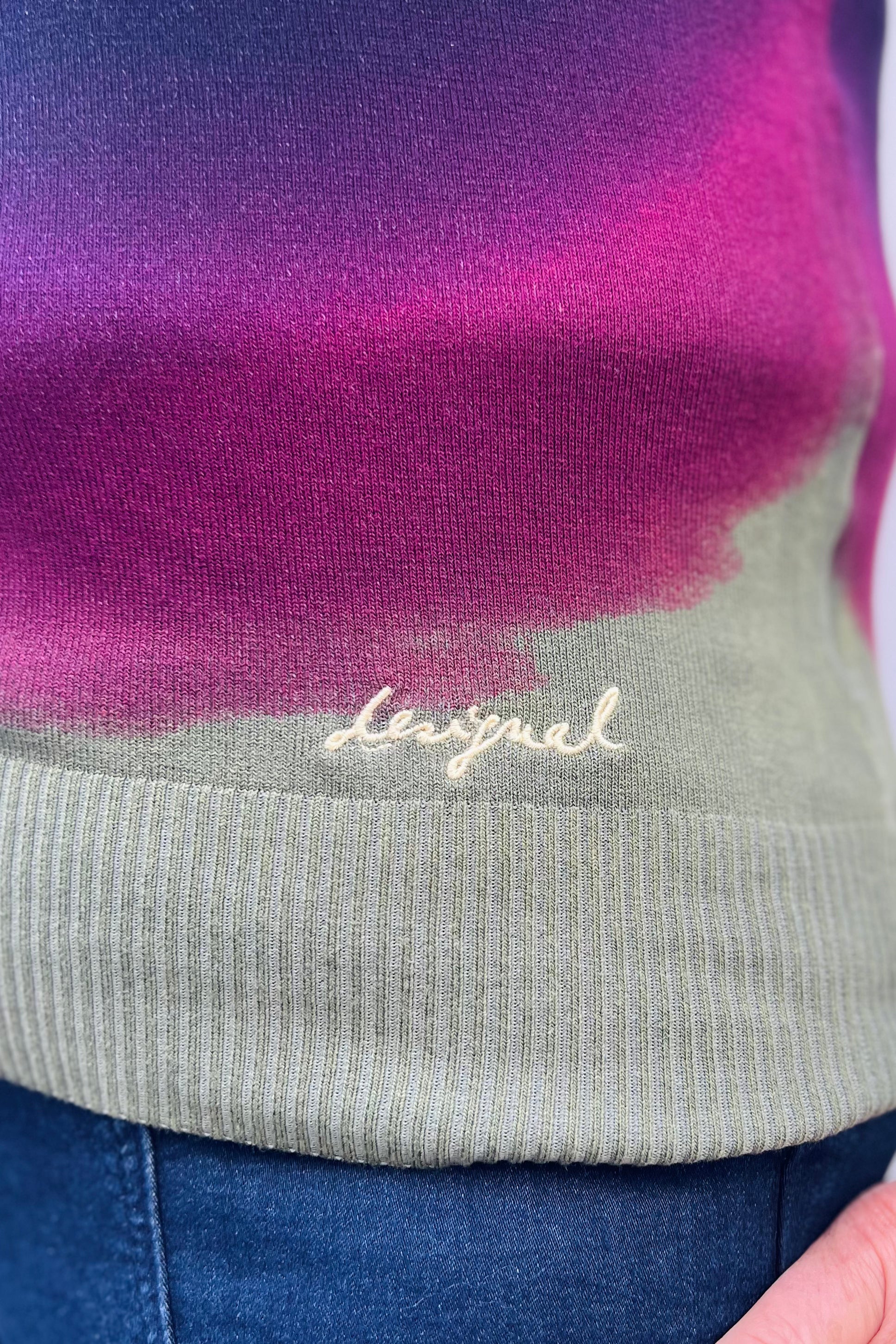 Eggplant Fine Knit Sweater