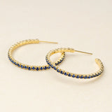 Sparkle & Shine Small Rhinestone Hoops