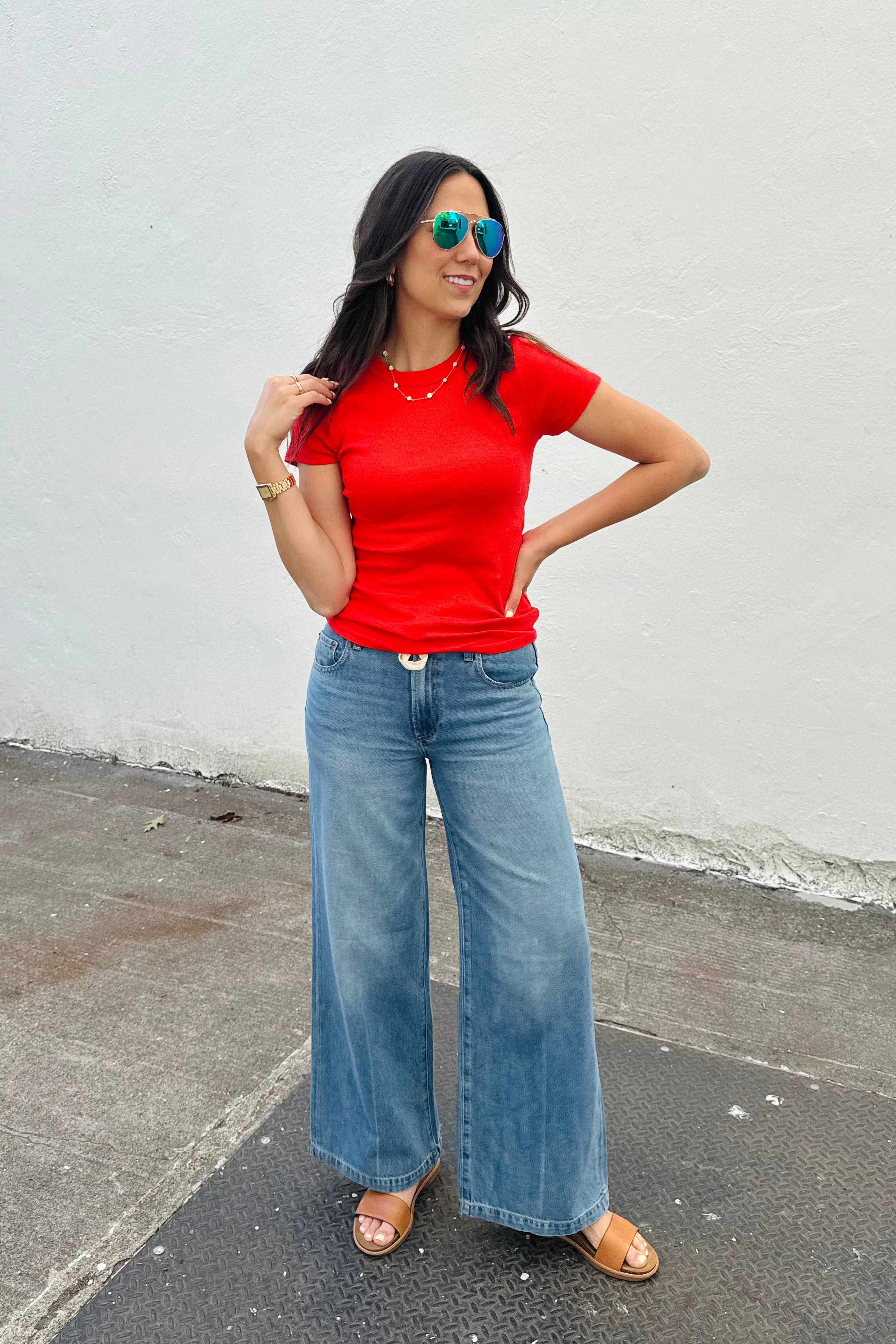 Fallon Shine Tee-Pomodoro