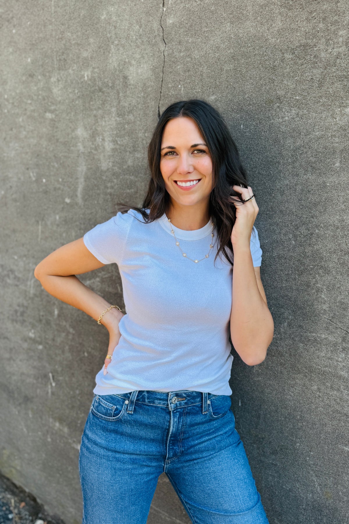 Fallon Shine Tee-Coconut Milk