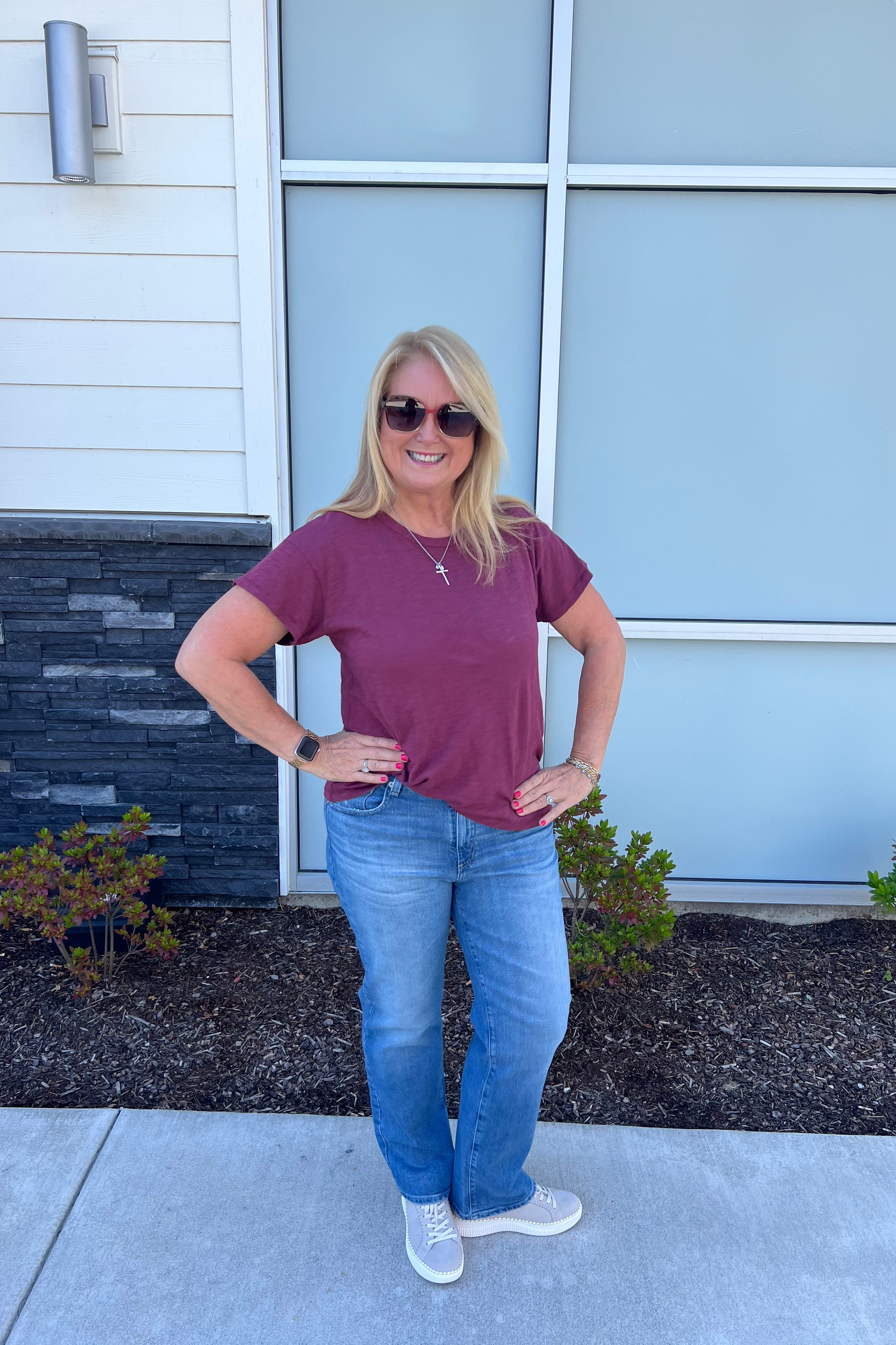 The Favorite Tee is expertly crafted from premium Slub Jersey fabric, combining lasting durability with a soft, textured feel. Its thoughtfully designed silhouette ensures a flattering fit for all body types, making it a versatile and reliable choice for everyday wear.