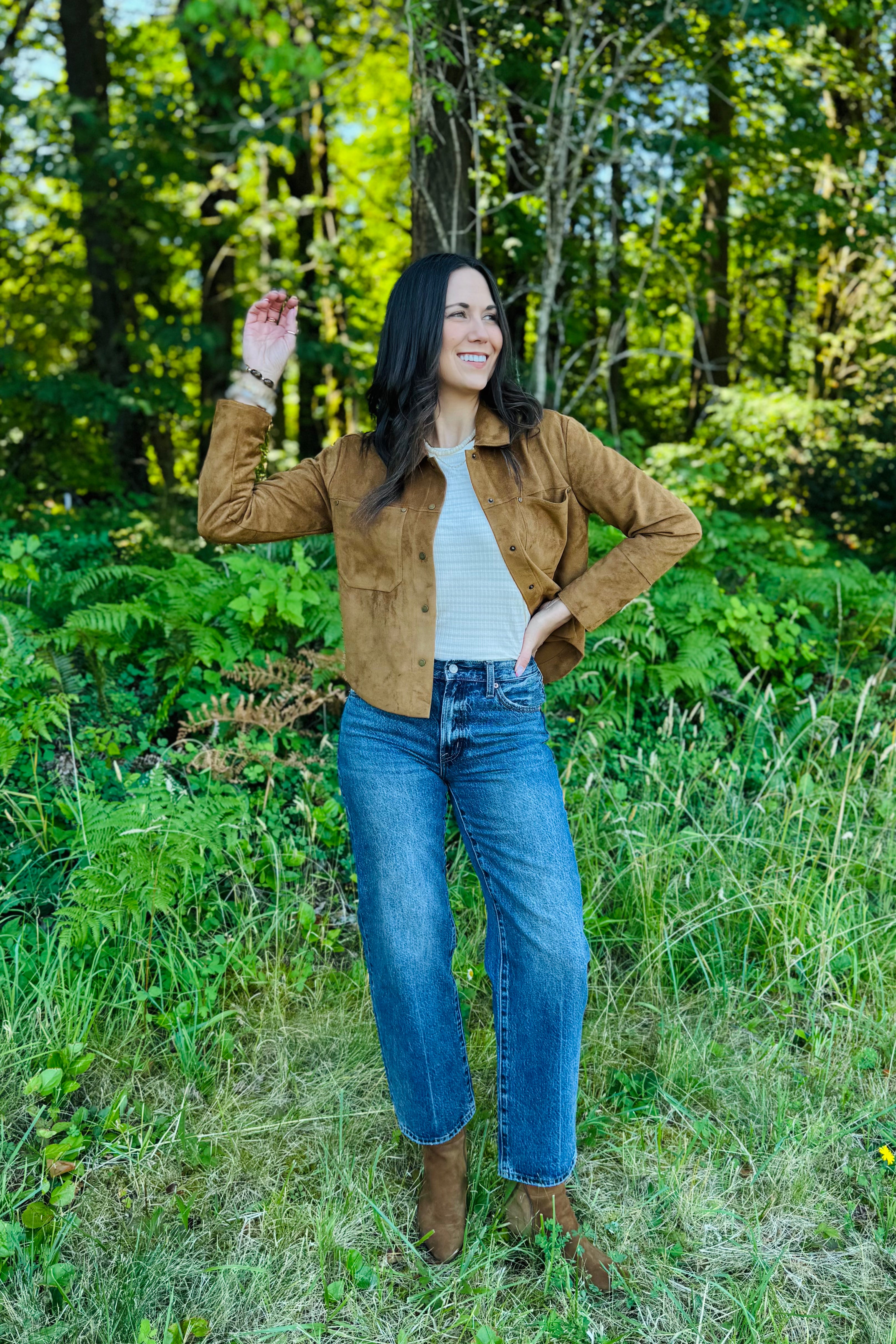 Flowy Suede Shacket