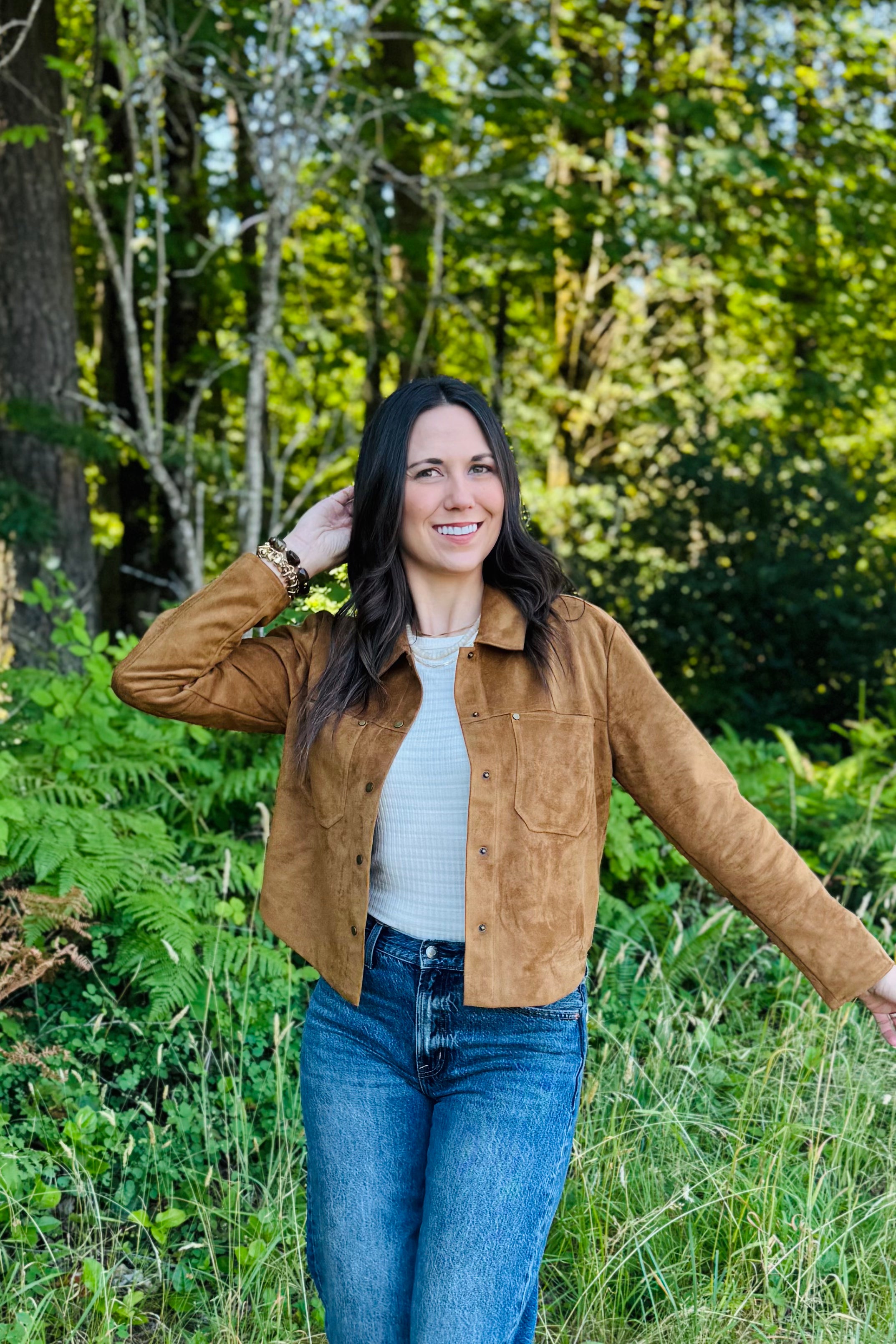 Flowy Suede Shacket