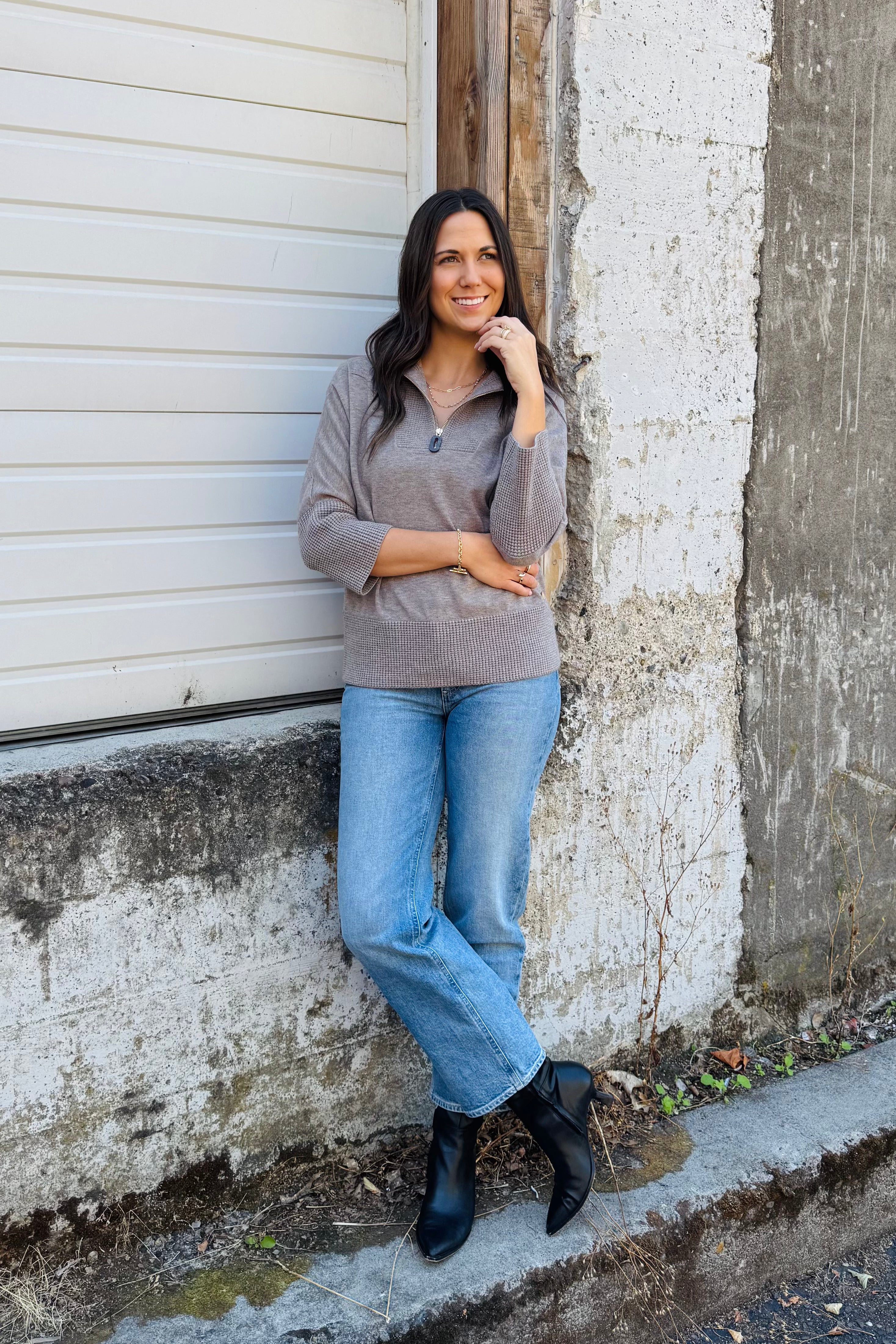 Funnel-Neck With Zipper