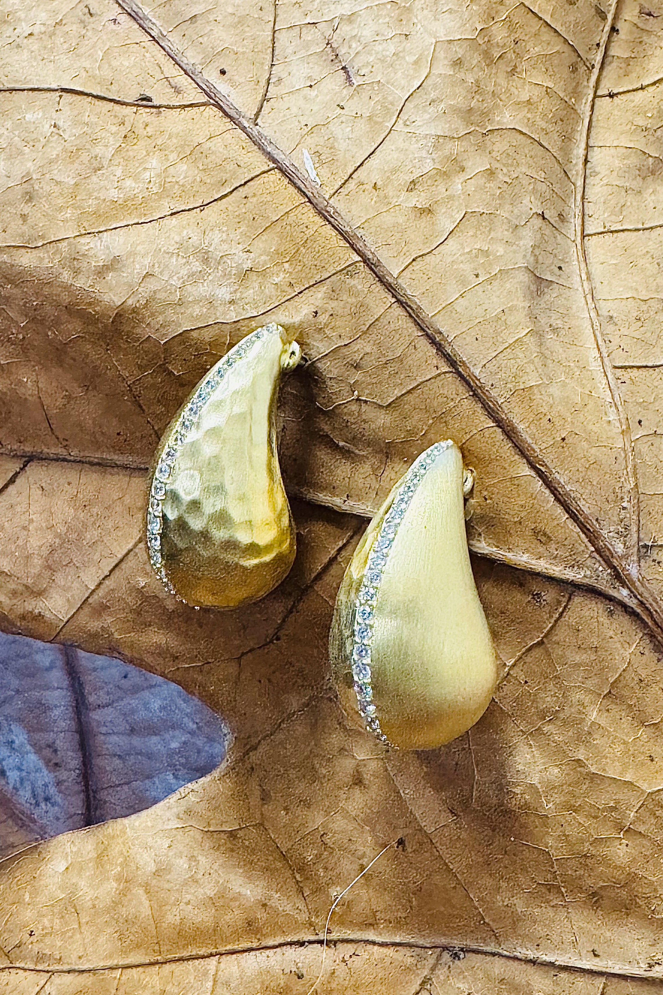 Gold Gia Teardrop Earrings