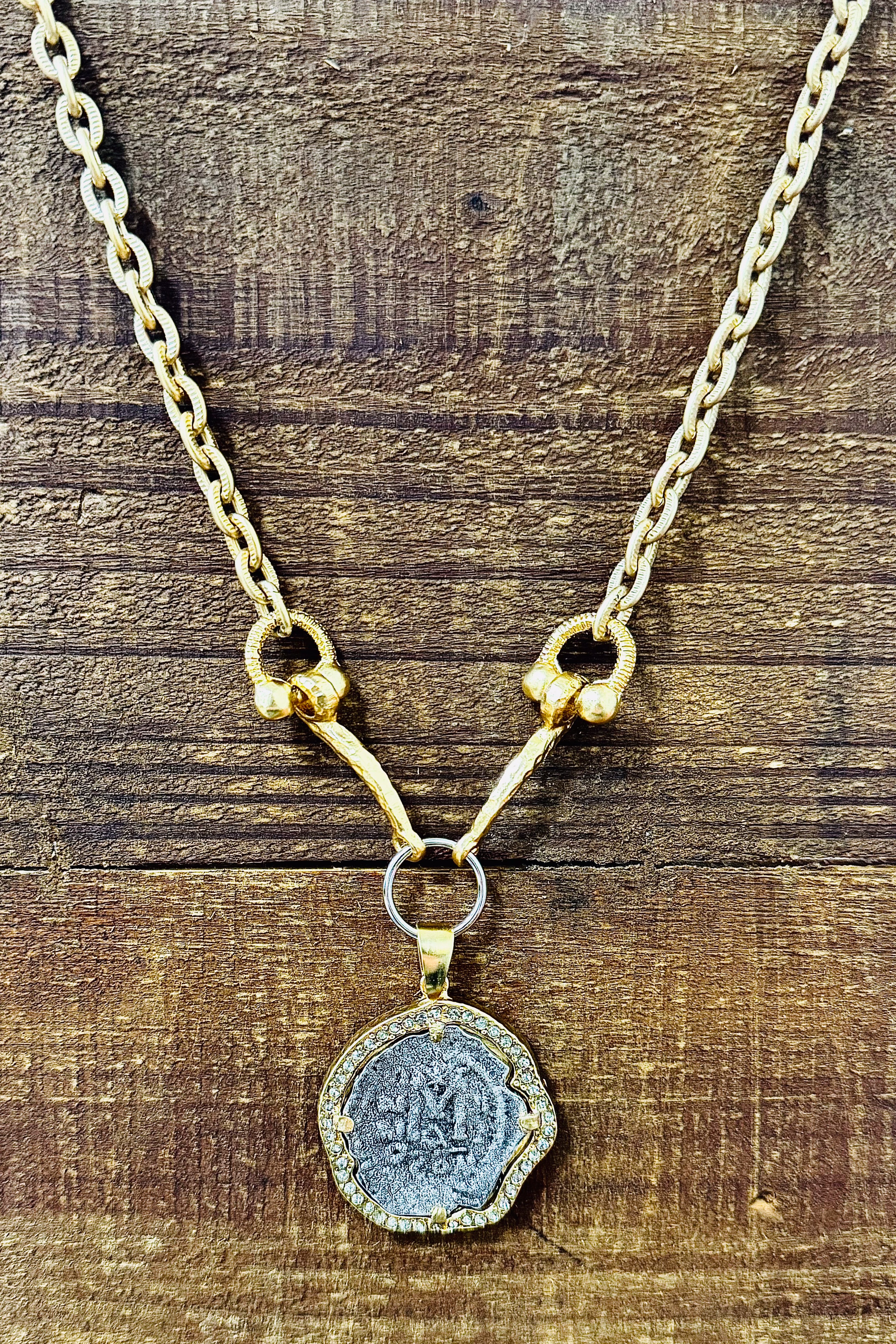 Gold Molat Necklace