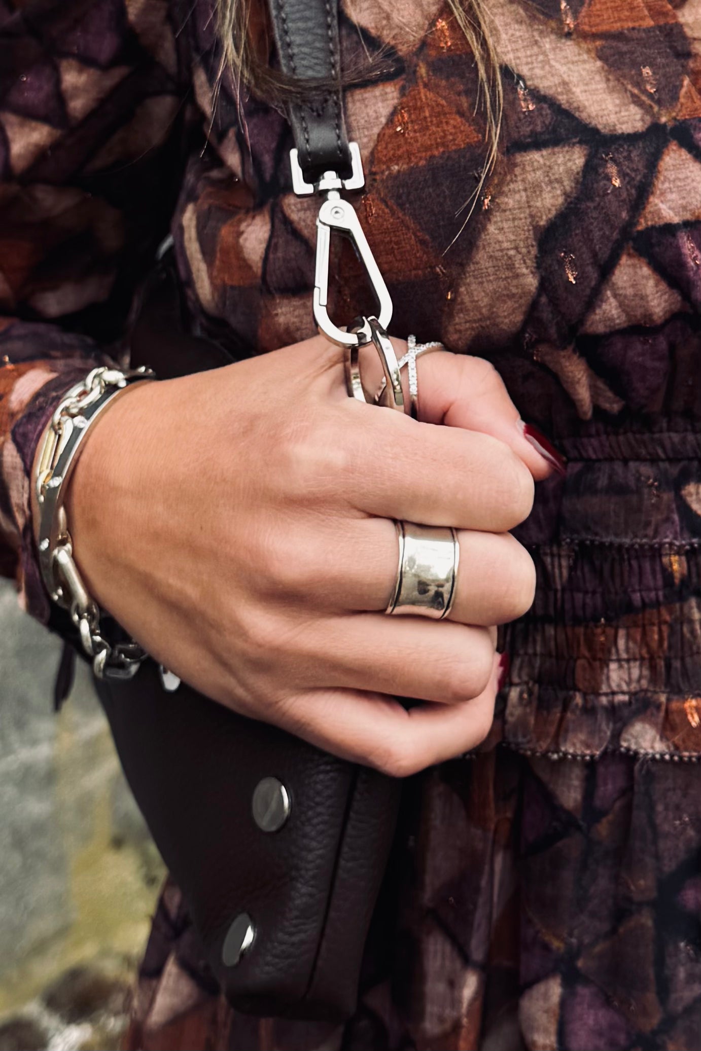 Hammered Cuff Ring