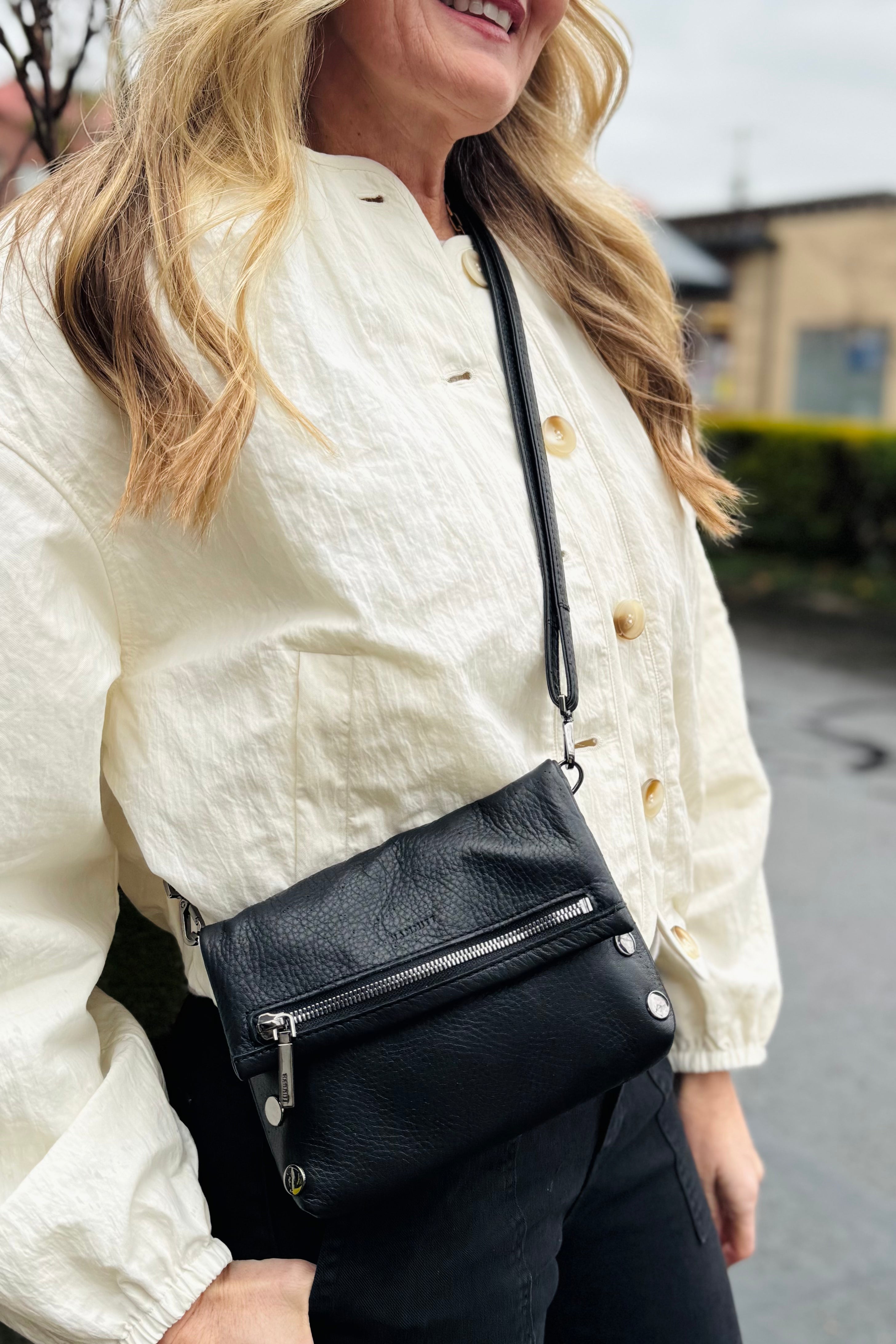 Hammitt bag you will love to take with you for small outings. perfect size for date night, girls night, or small gatherings