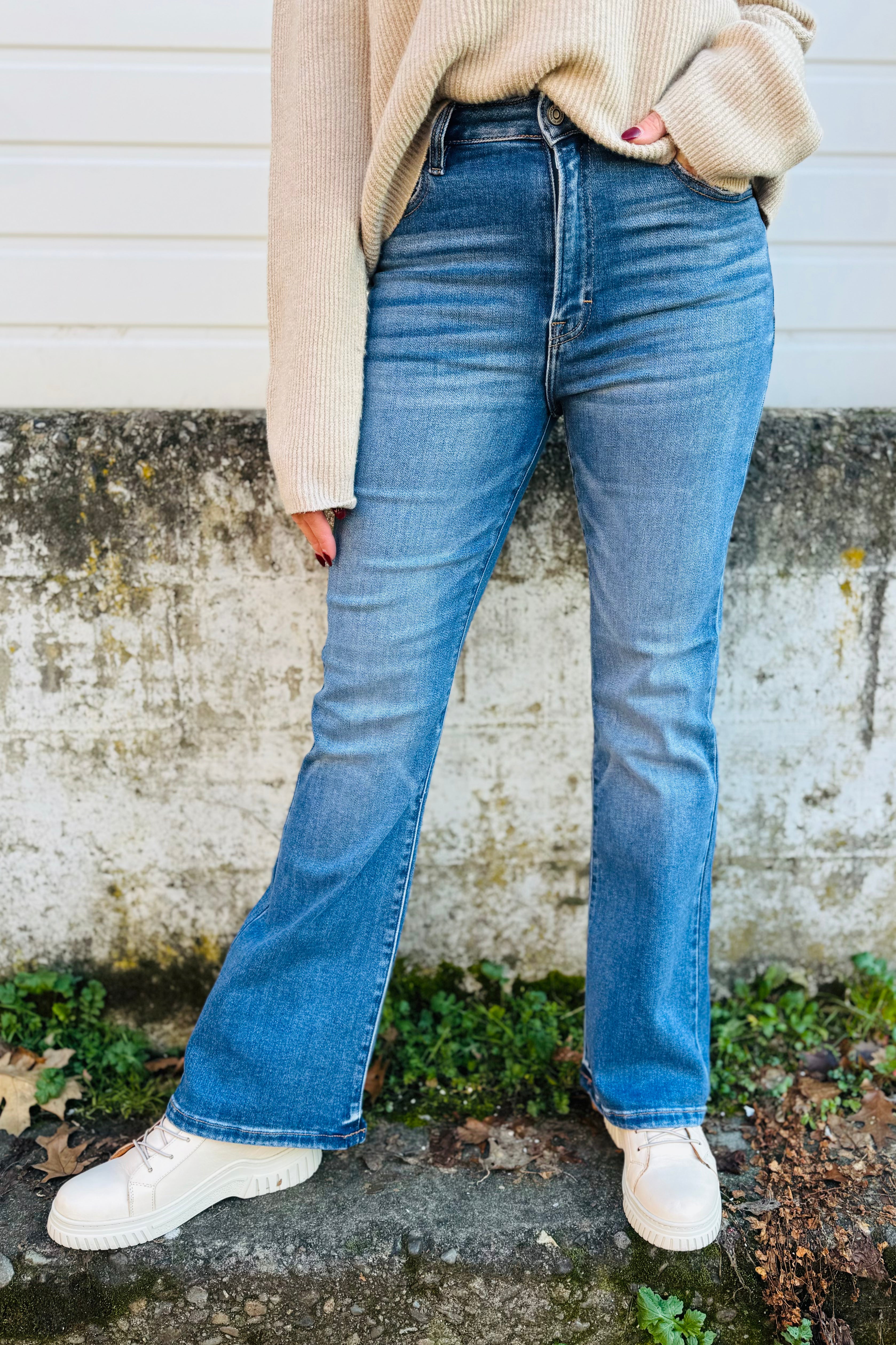 Happi High Waist Flare Jeans