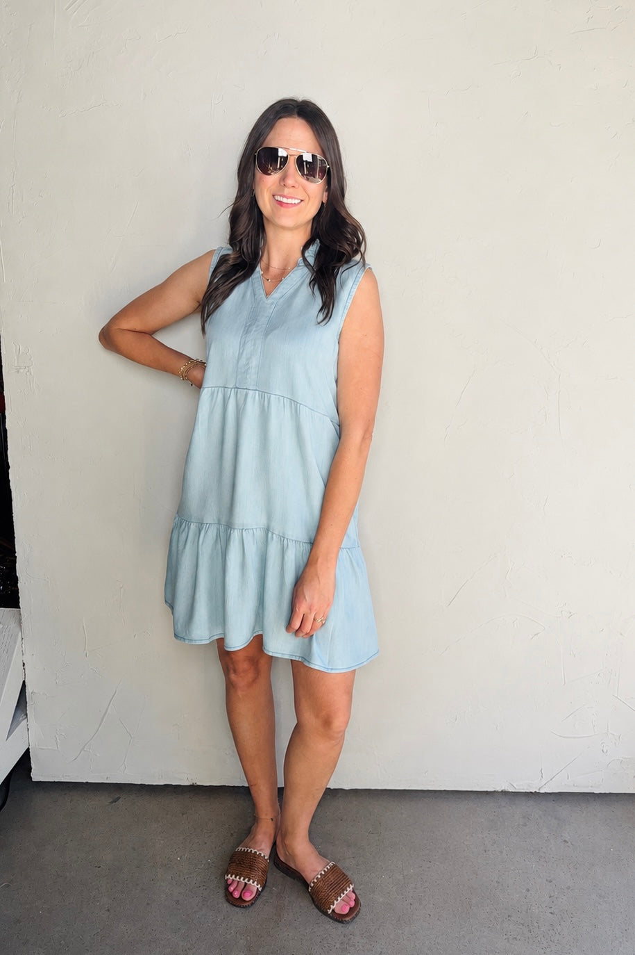 Tencel Sleeveless Dress