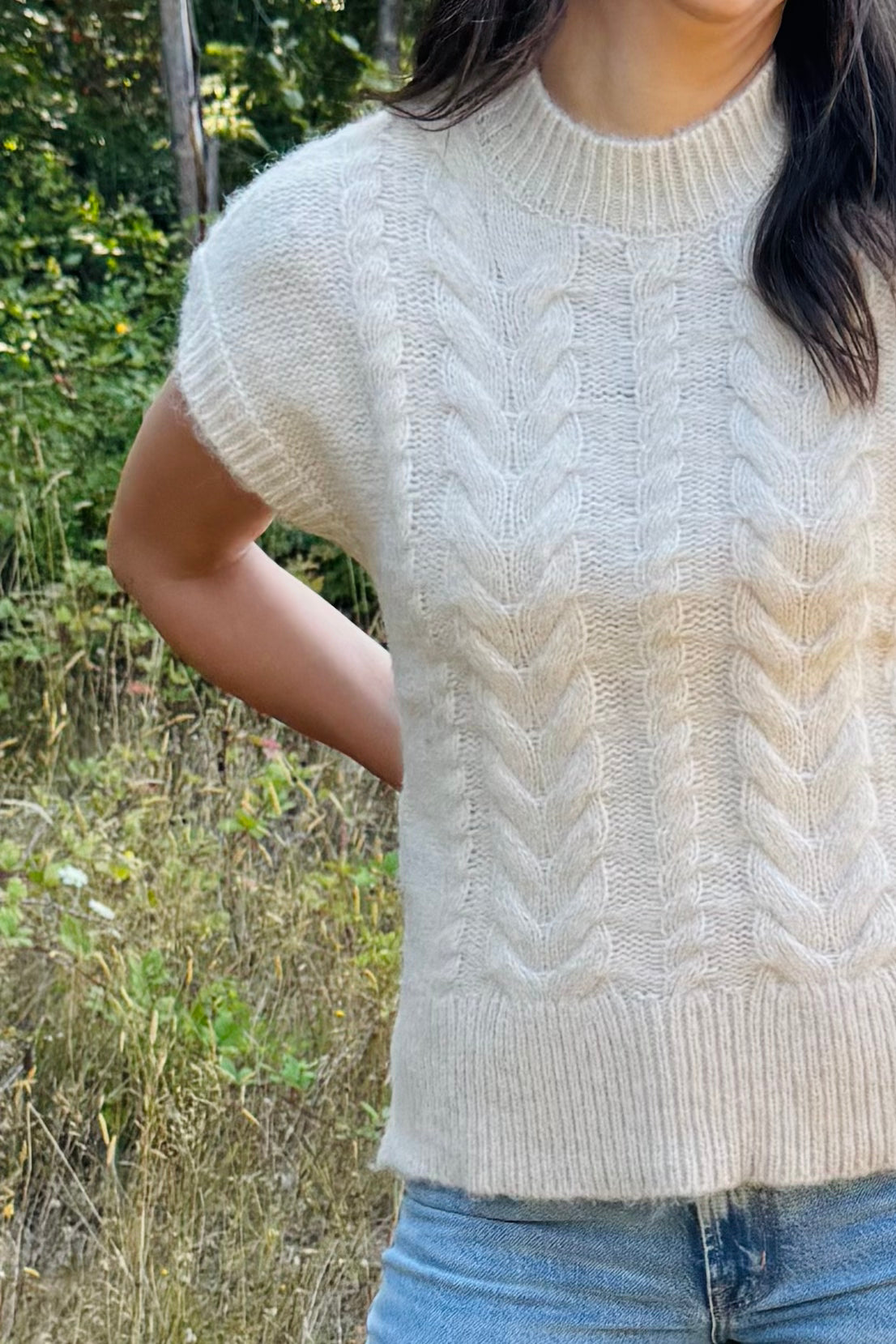 Cable Sweater Shell