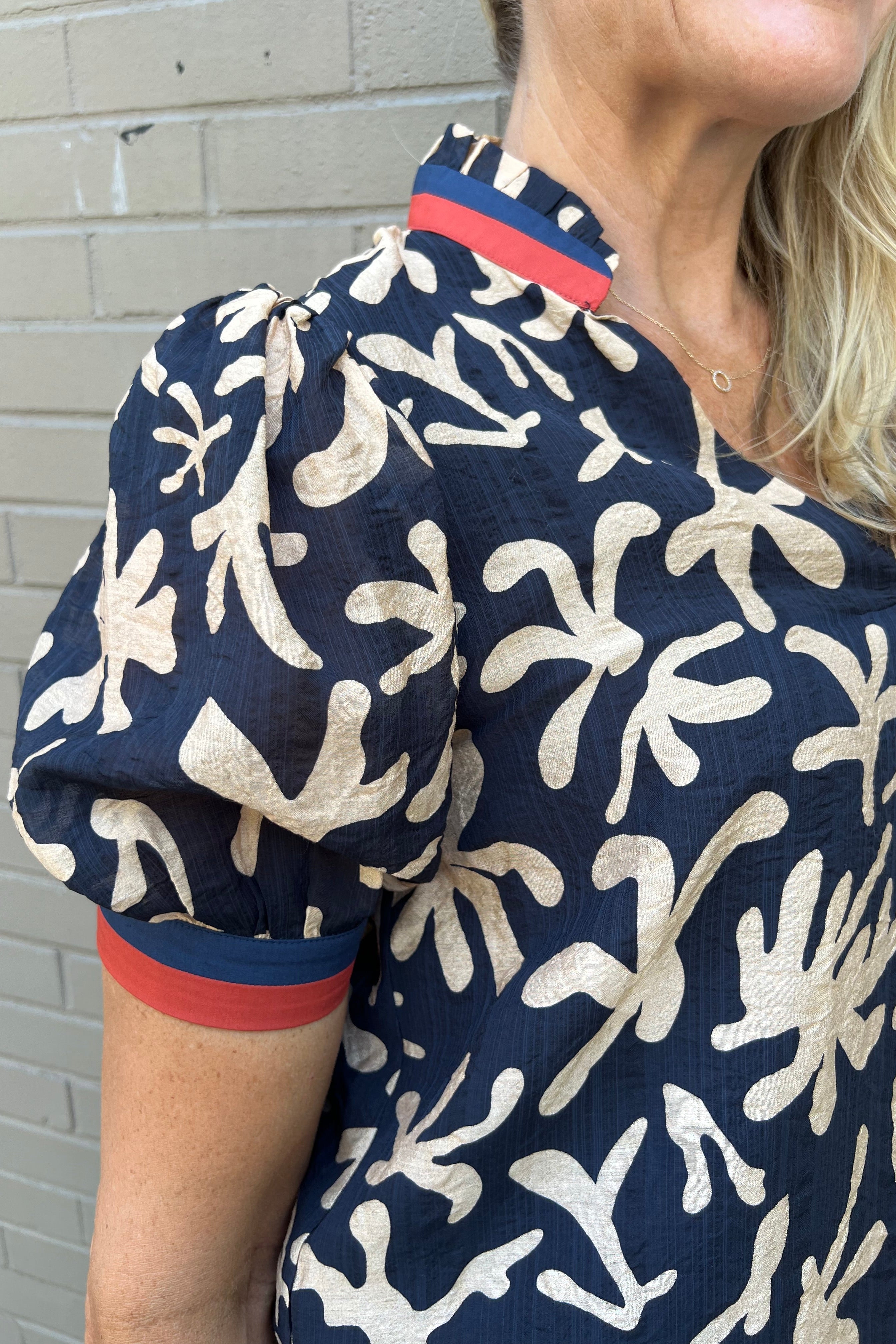 Short Sleeve Print Top