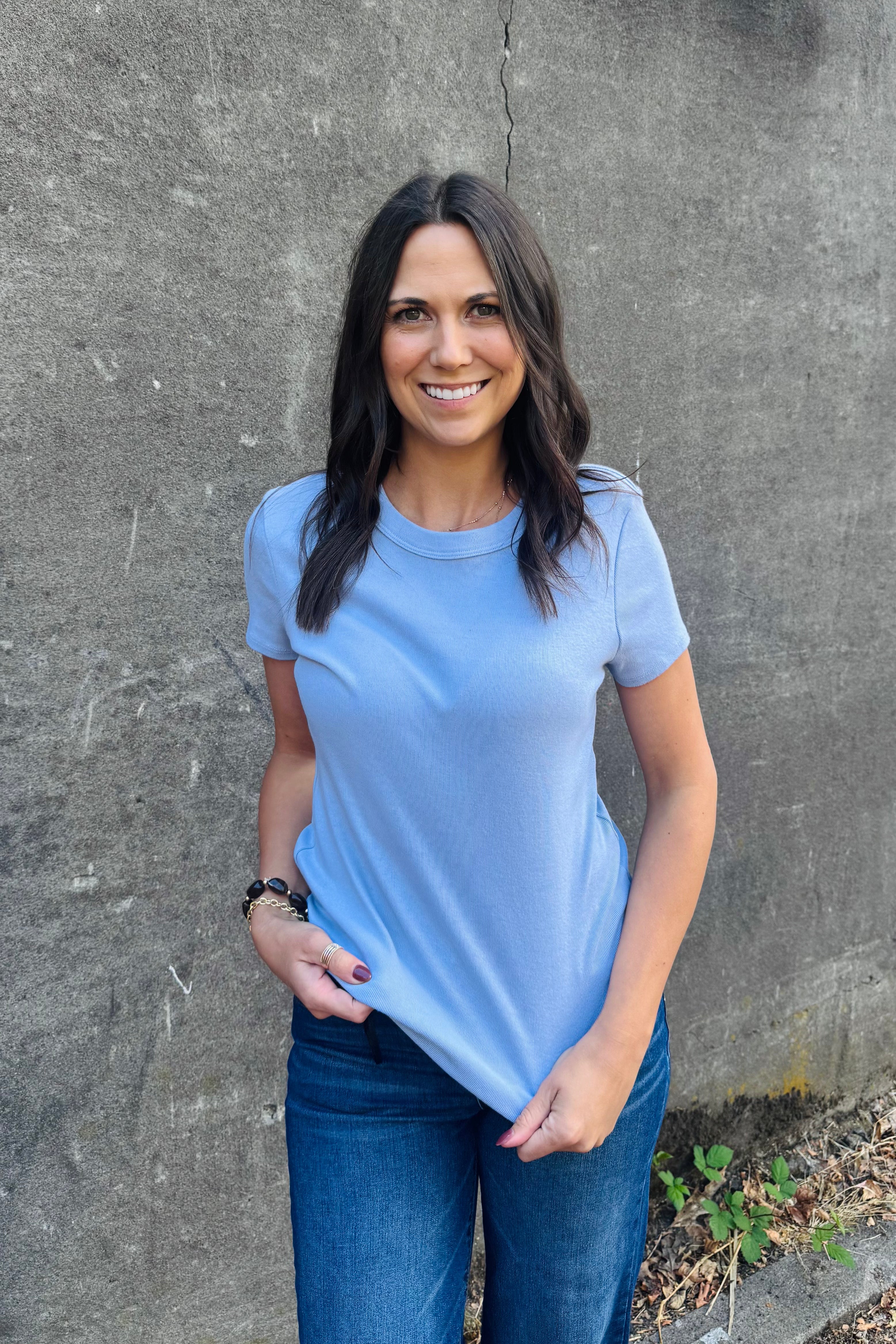Lexy Tee - Crystal Blue