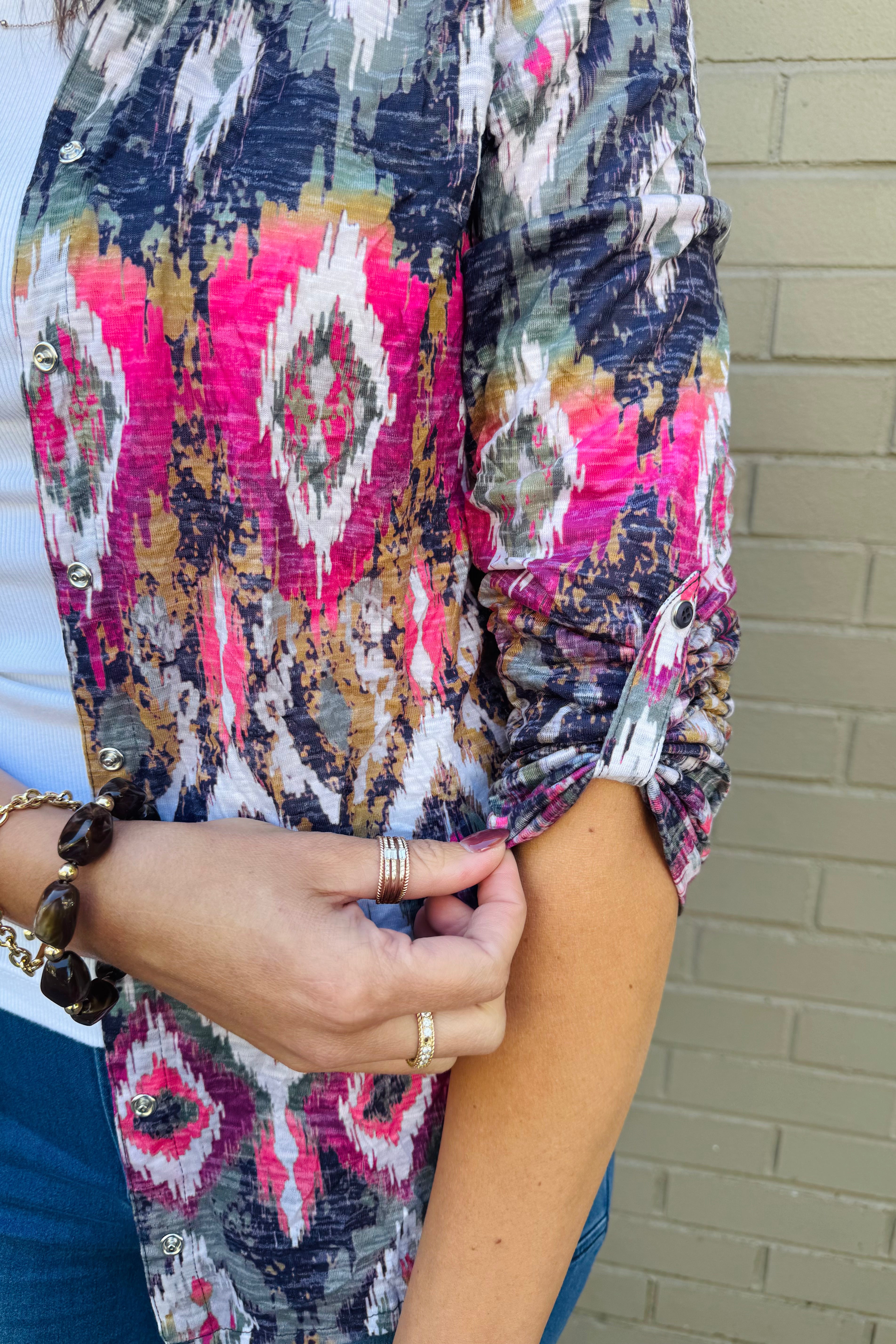 Roll-Up Sleeve Shirt-Sedona