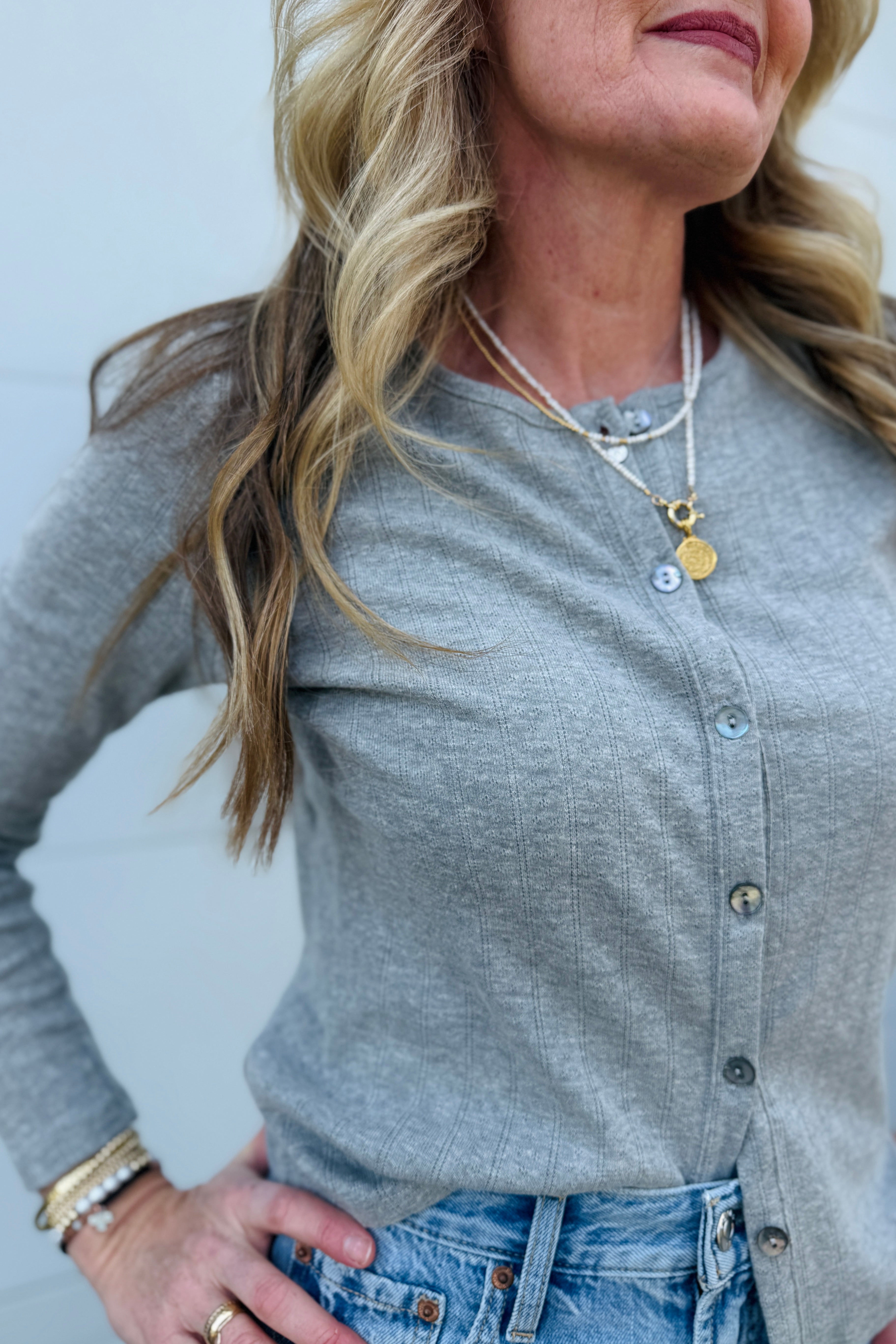 Mackenzie Crew Neck Cardi