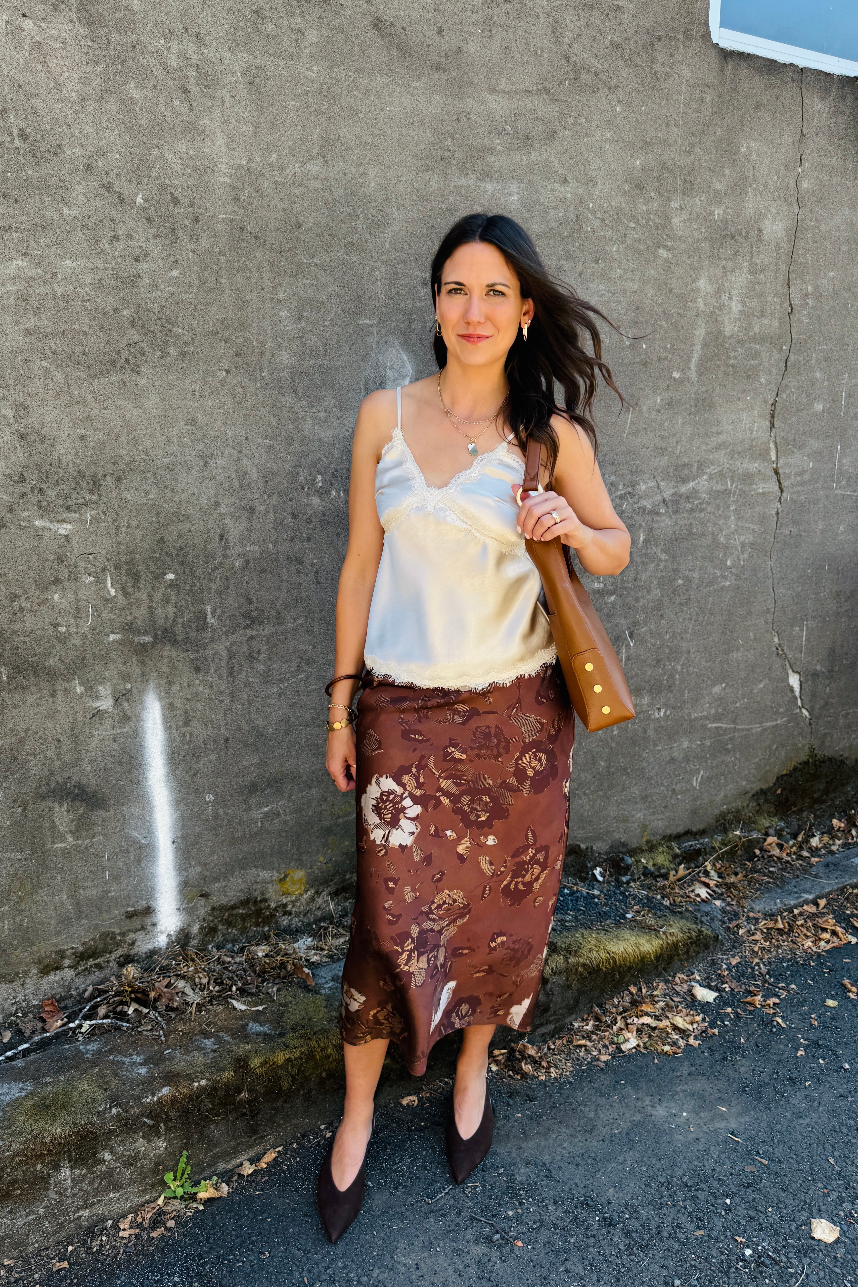 Flower Print Skirt
