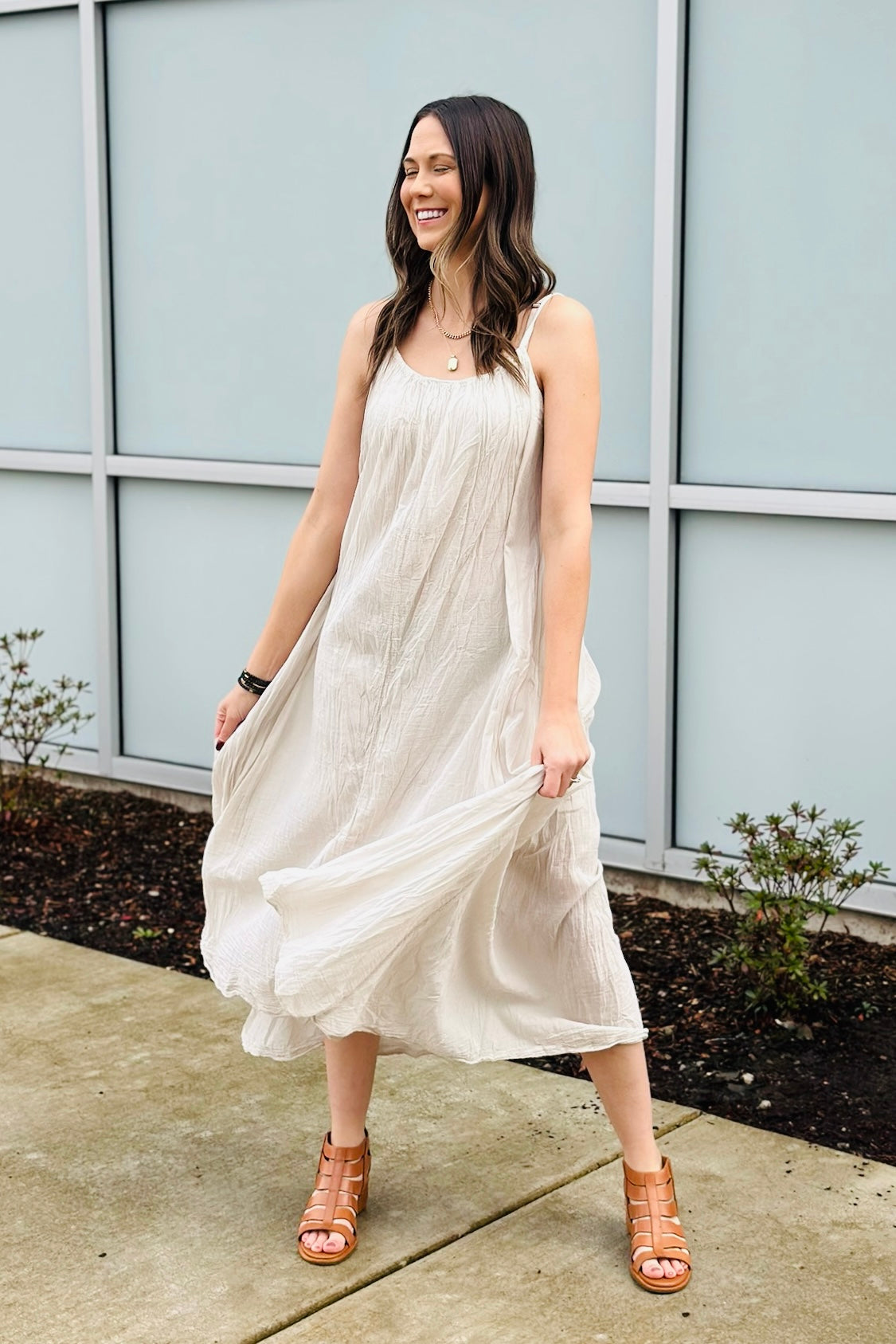 Gauze Maxi Dress